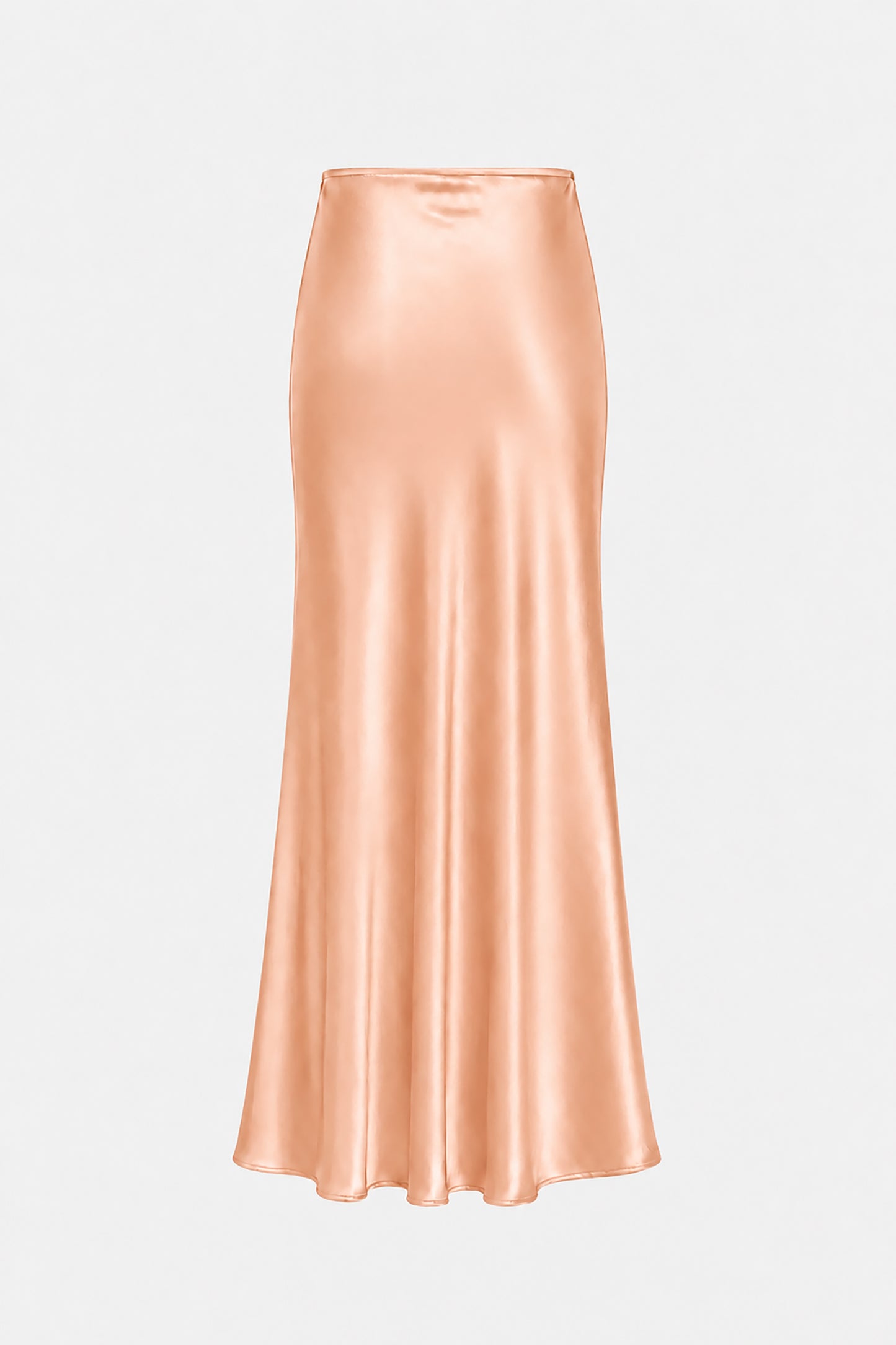STELLA - Silk satin skirt Ninfea