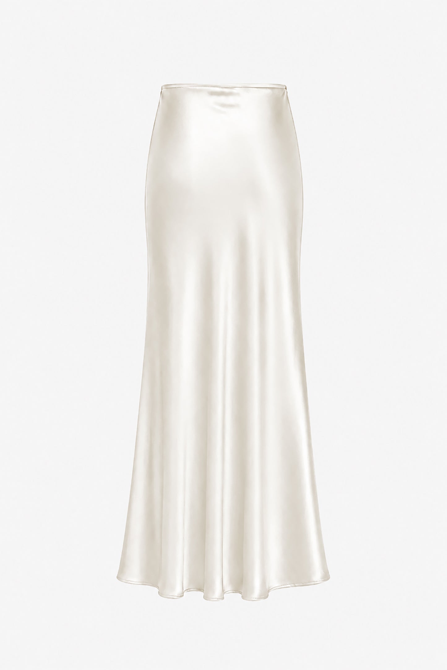 SALLY - Silk Satin Skirt Ninfea
