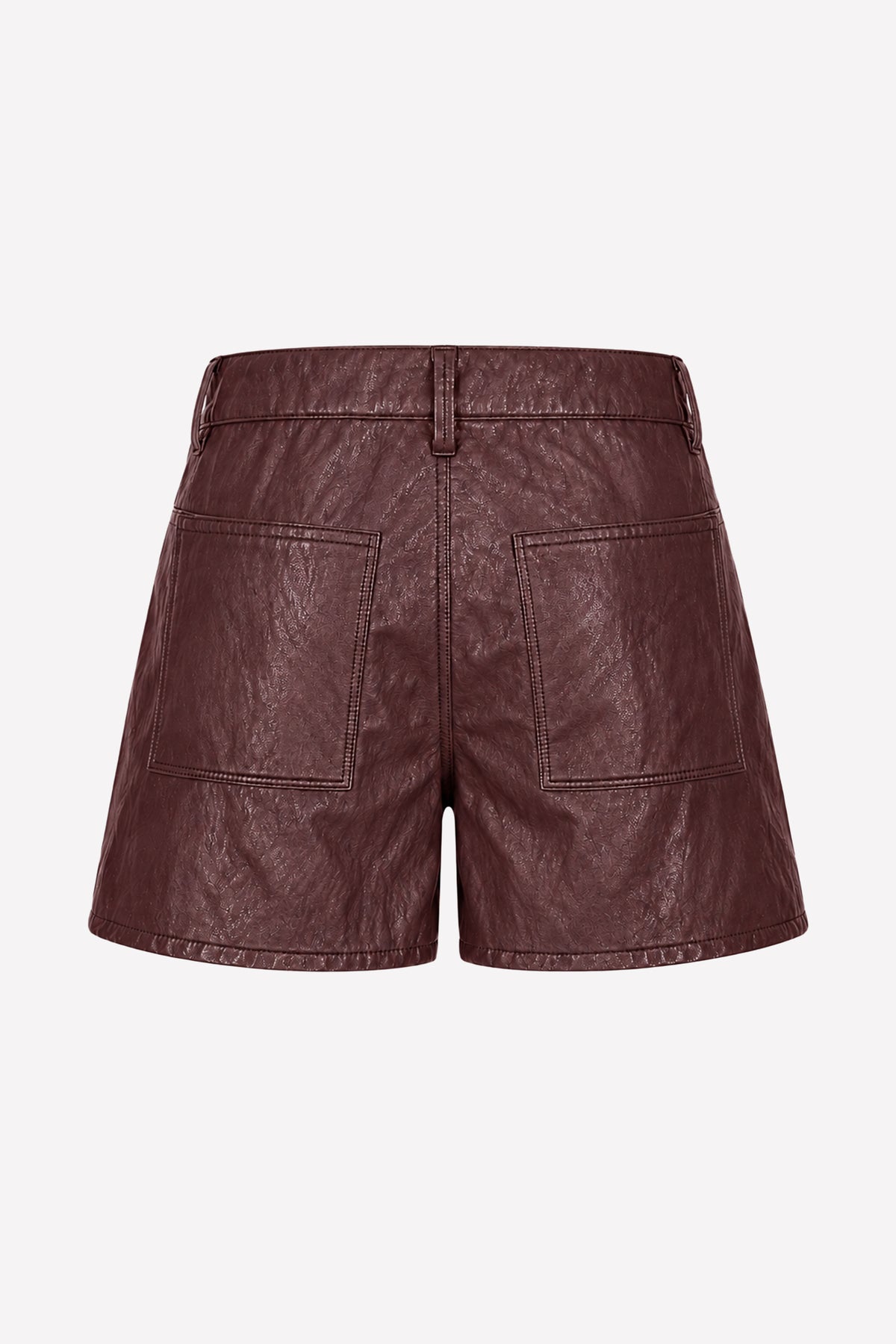 SABRINA - Shorts in eco-leather Rock