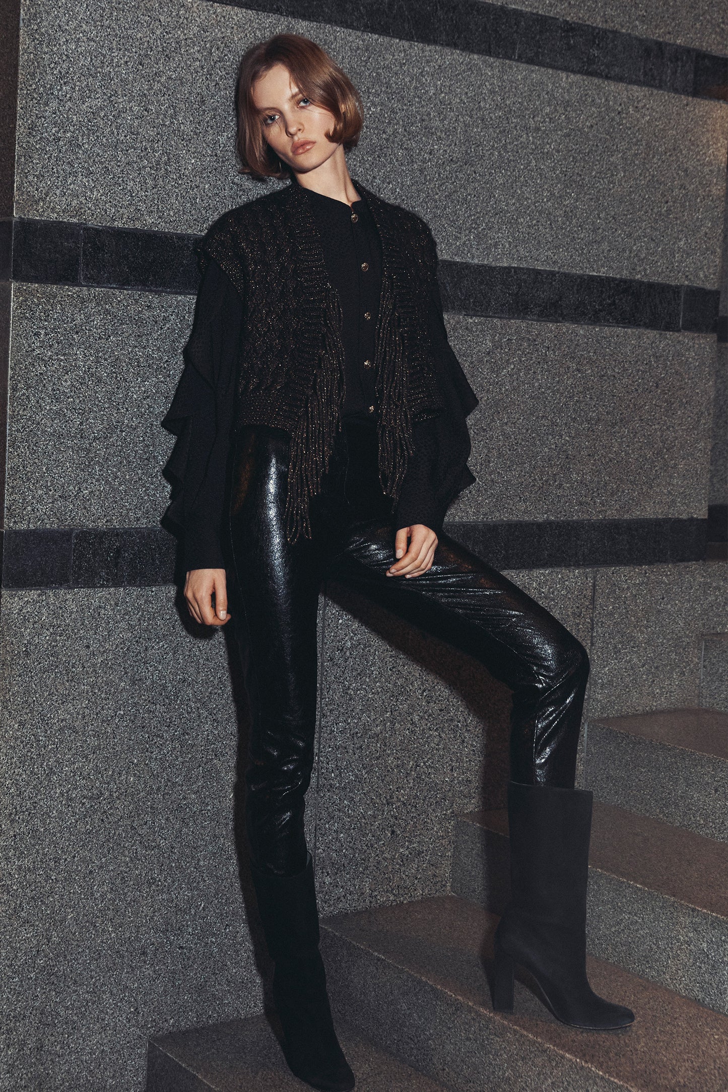 DIANA - Gilet in lana e alpaca Cosmo