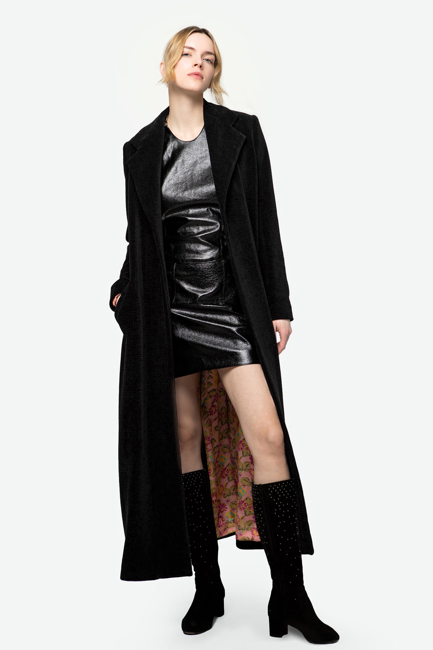 CHRISTINA - Cappotto in velluto