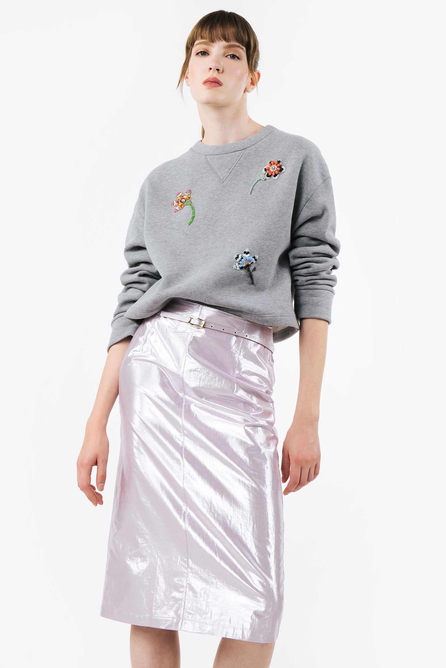 LINA - Leather Belt Metal