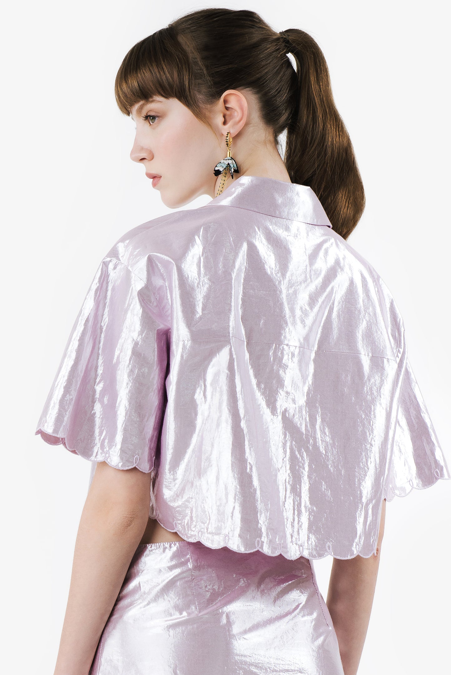 MARY - Crop Shirt Metal