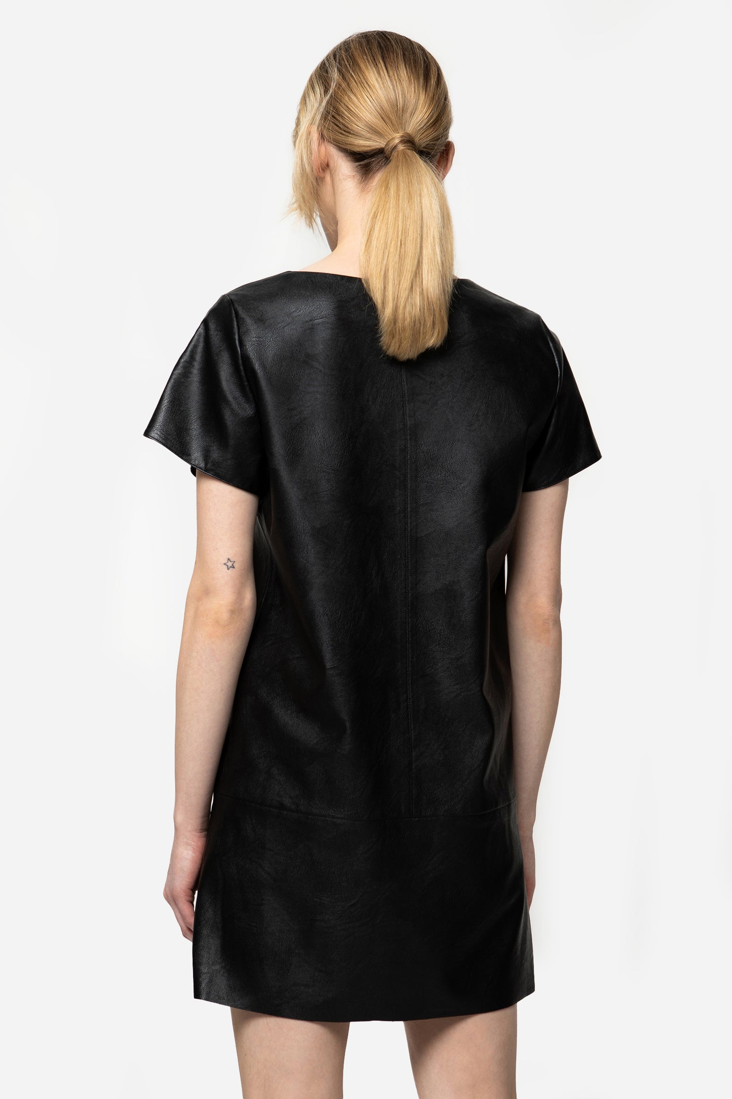 JAMAICA - Eco-leather mini dress