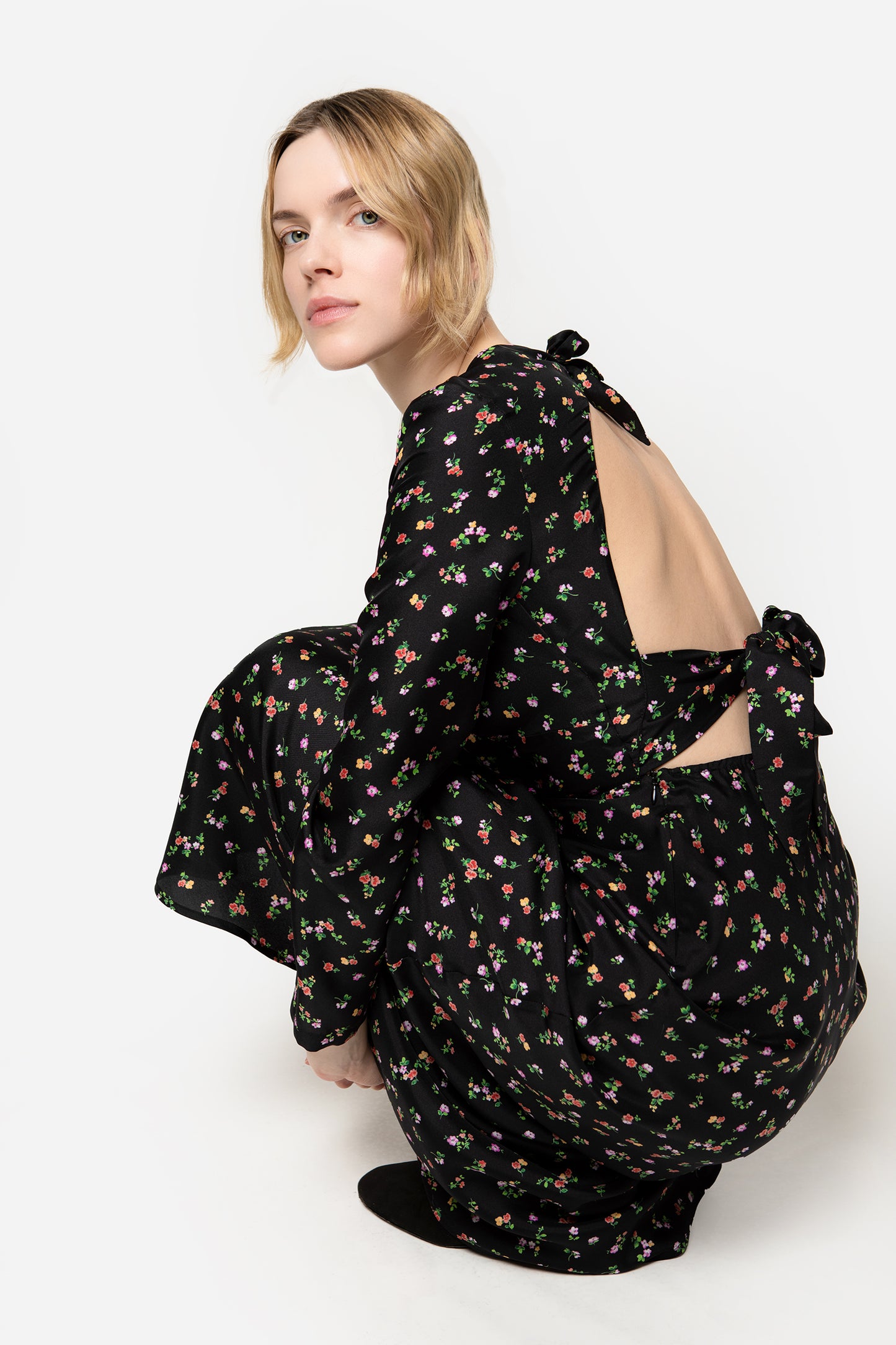 MURIEL - Abito in seta La Nuit