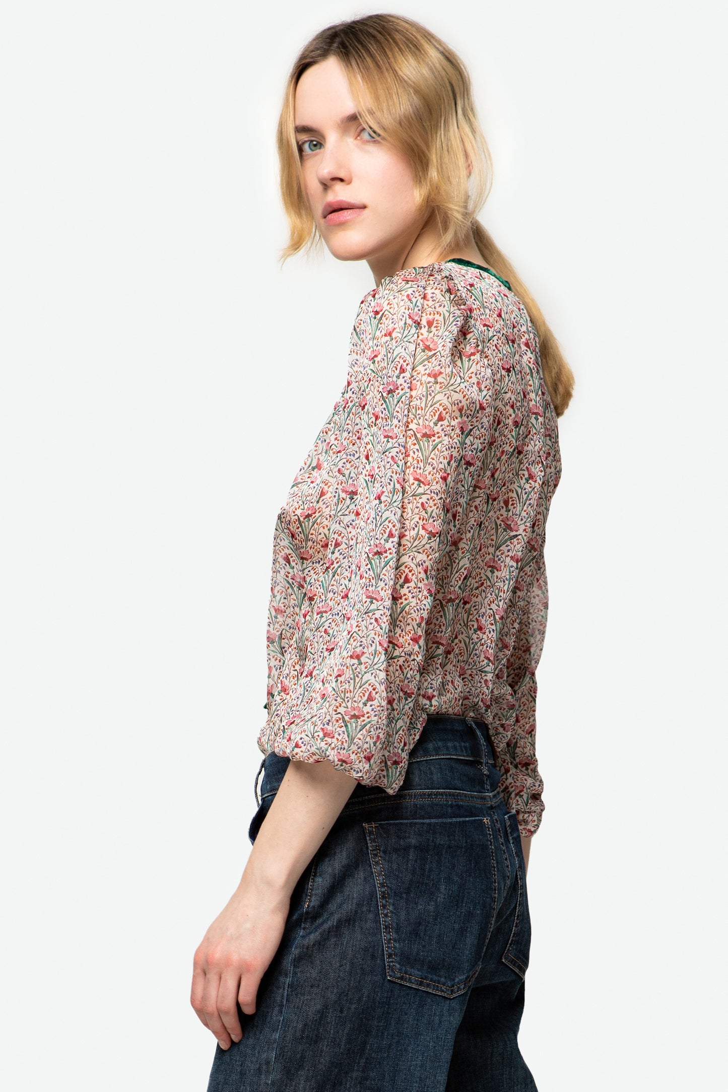 GABRIELLA - Boho-chic jewel blouse