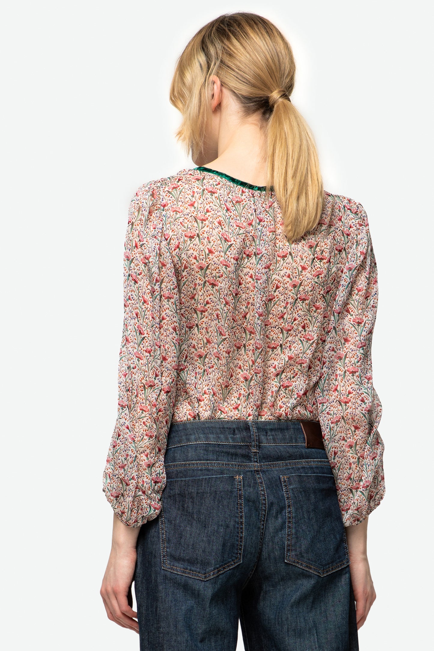 GABRIELLA - Boho-chic jewel blouse