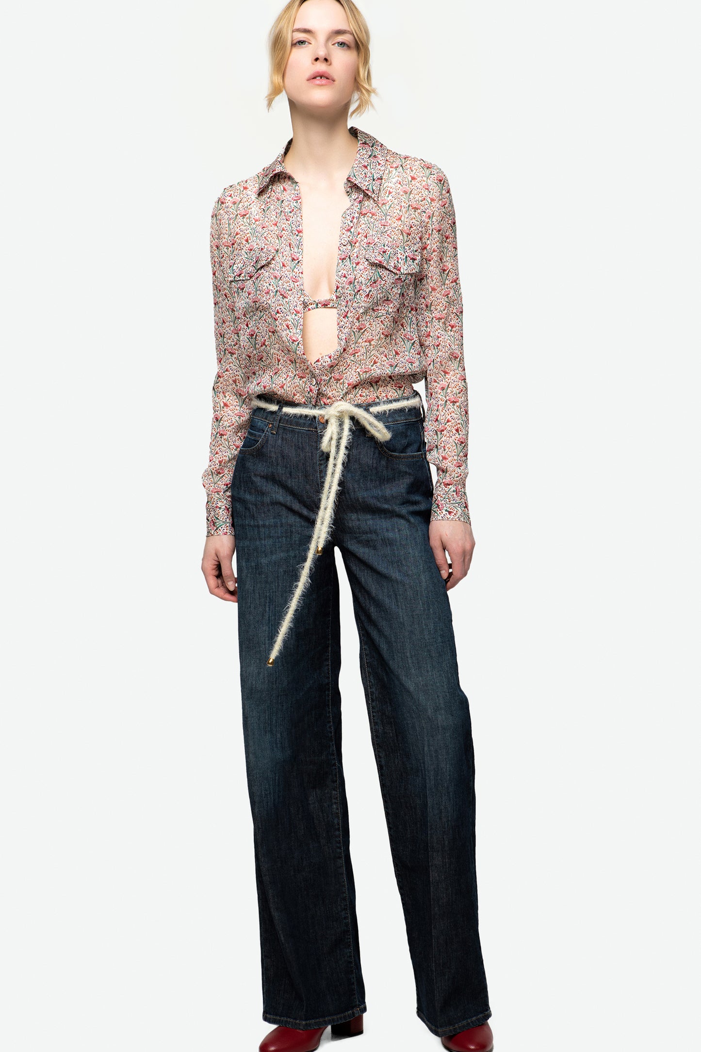 SOLE - Boho-chic silk shirt