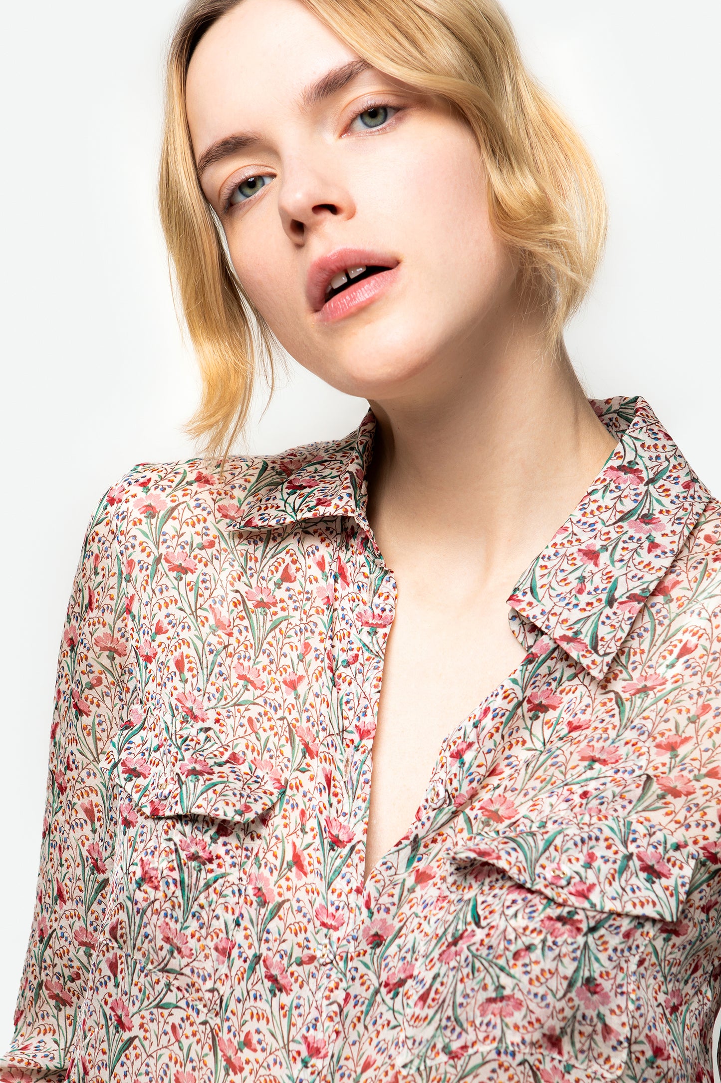 SOLE - Boho-chic silk shirt