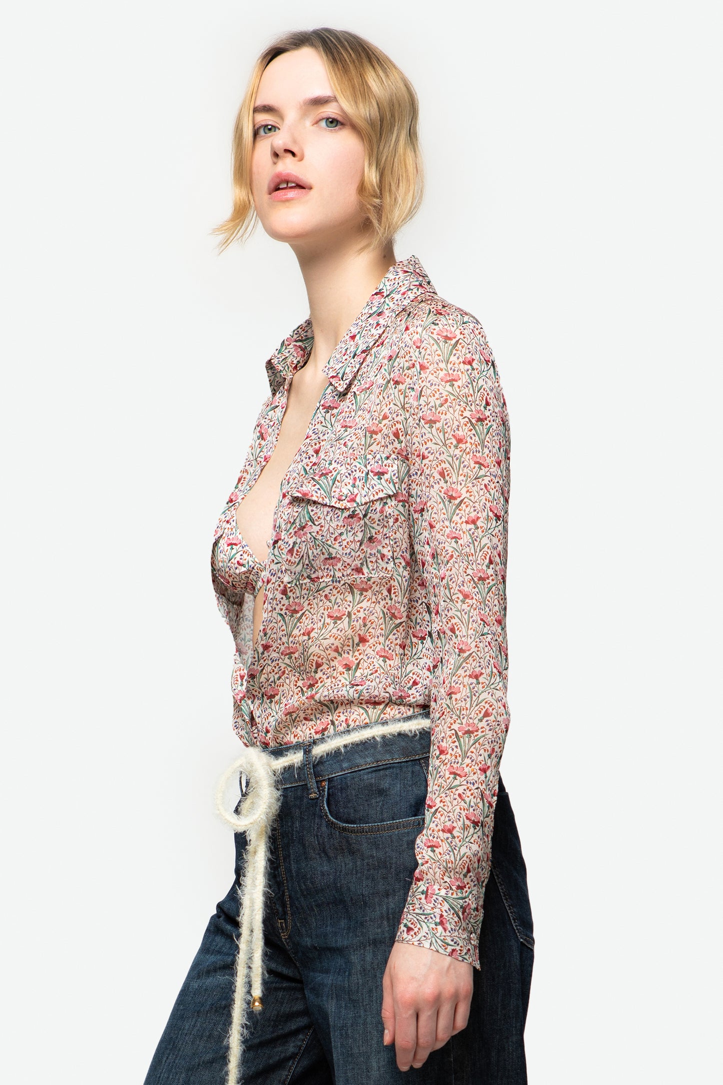 SOLE - Boho-chic silk shirt
