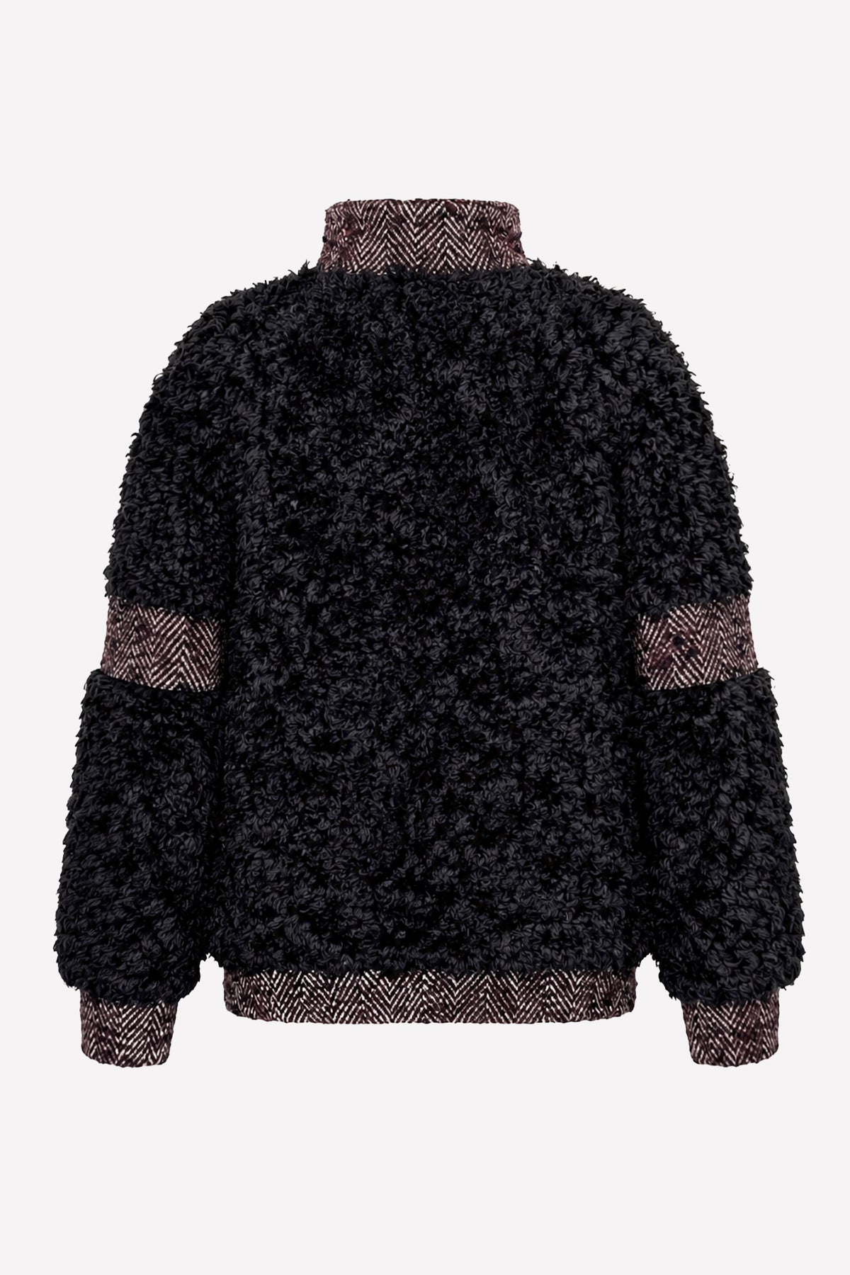 SELENE - Oversized eco-fur bomber jacket Downtown