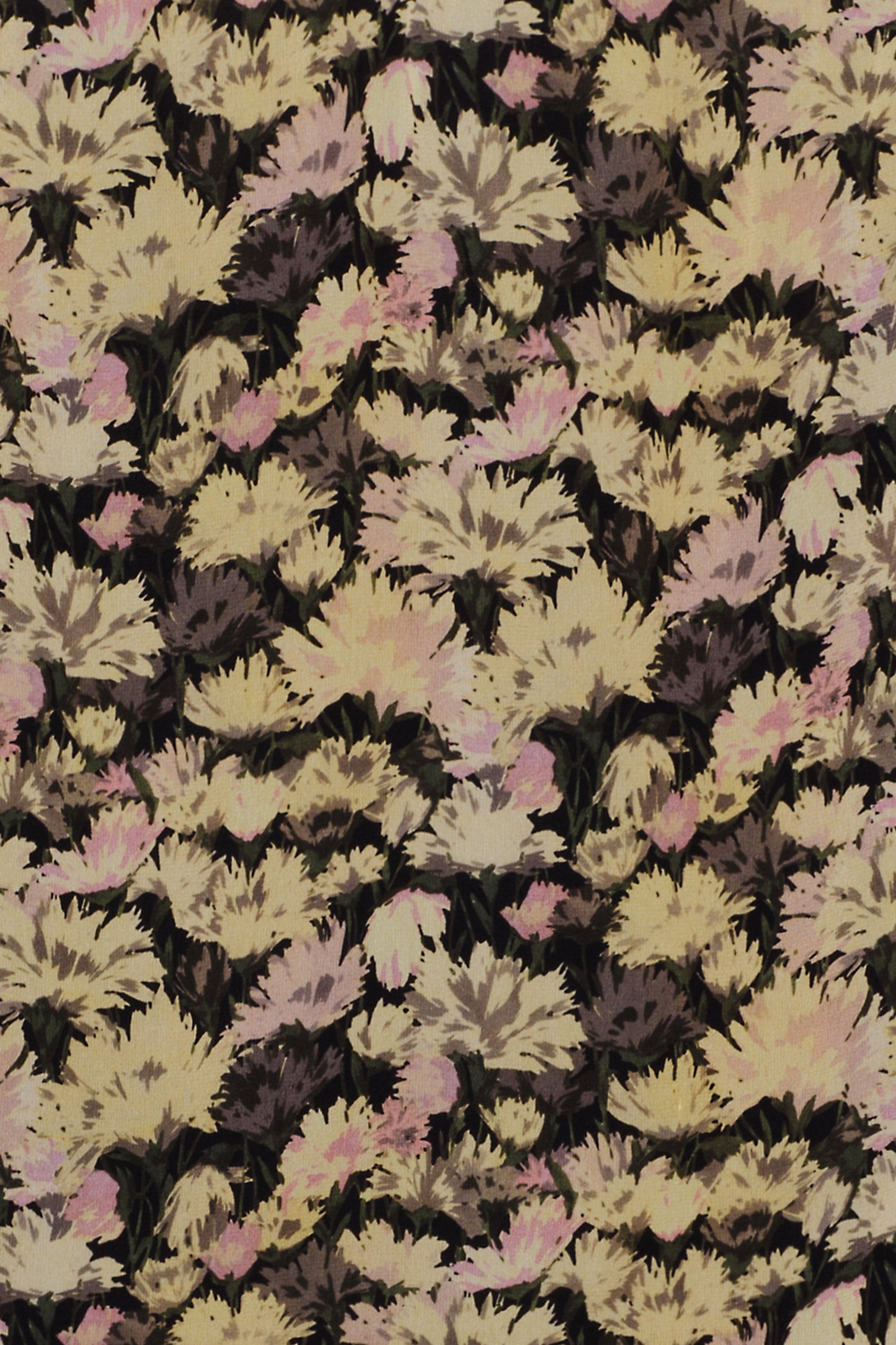 MICHELA - Gonna lunga in seta Foliage