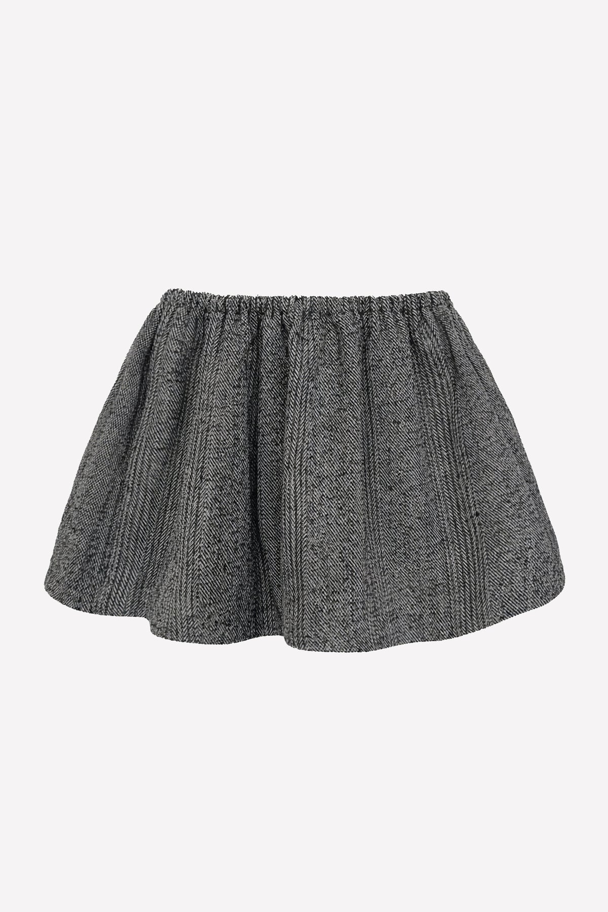 ELETTRA - Wool skirt Saltpepper