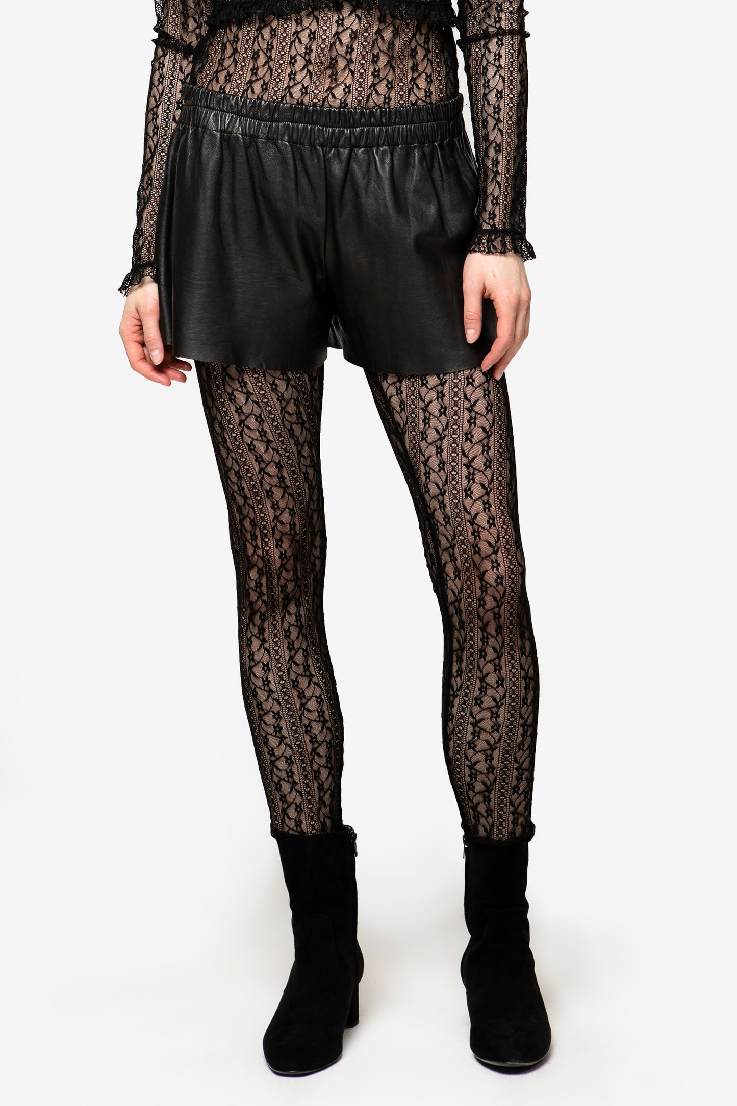 MILADY - Undress lace leggings