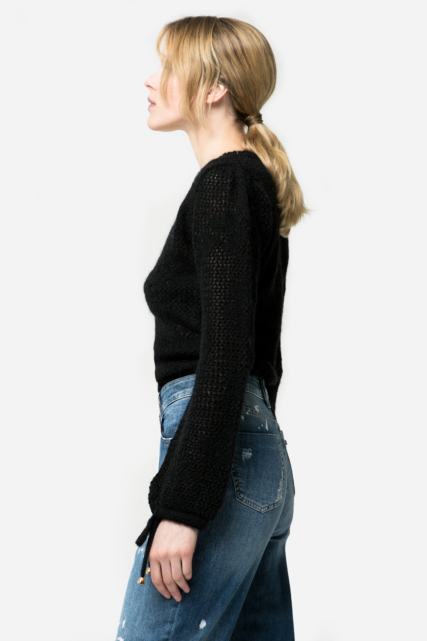 SELENE - Monochrome knitted sweater