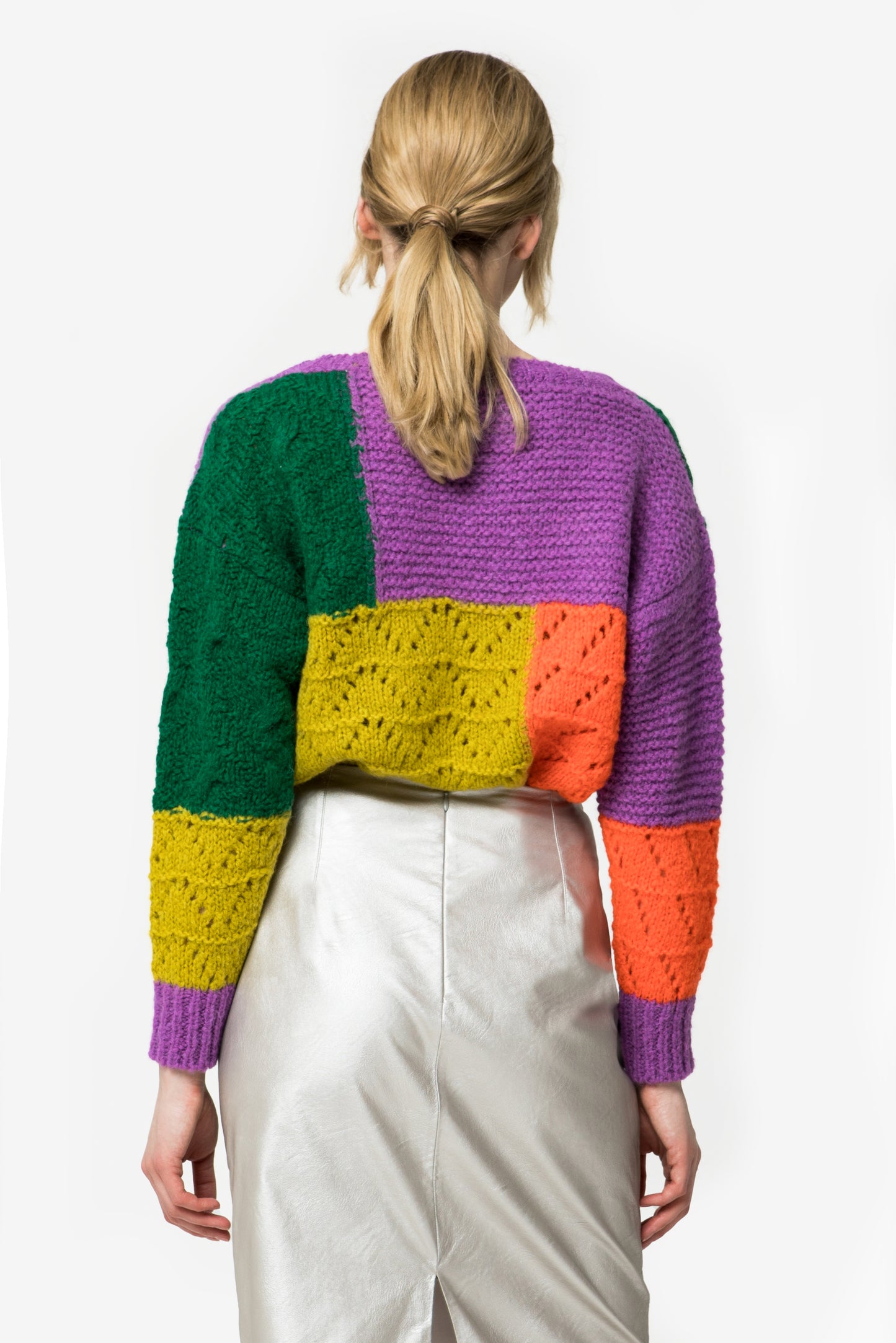 NELLY - Maglione color block