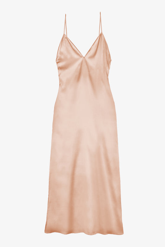 NILLA - Long Satin Slip Lovers Only