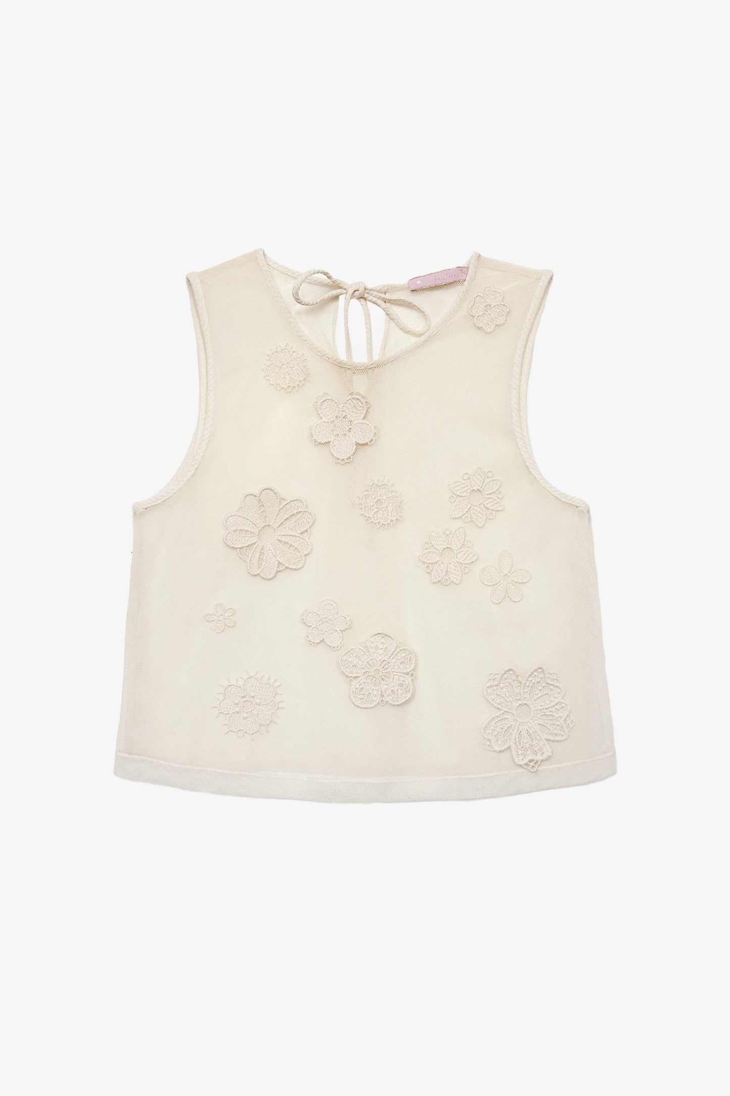 BIANCA - Mesh crop top Blanca