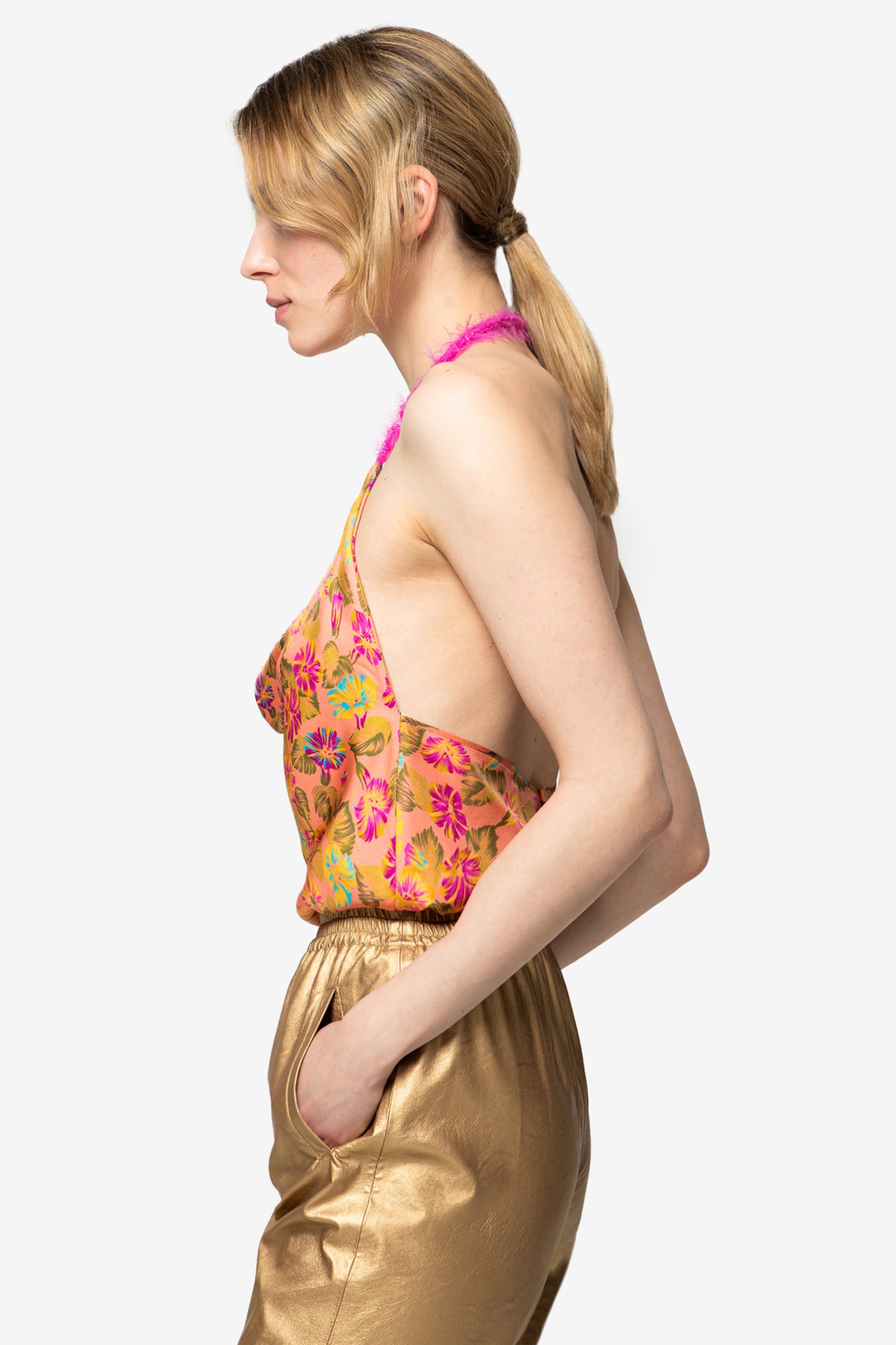 AMÉLIE - Top in seta