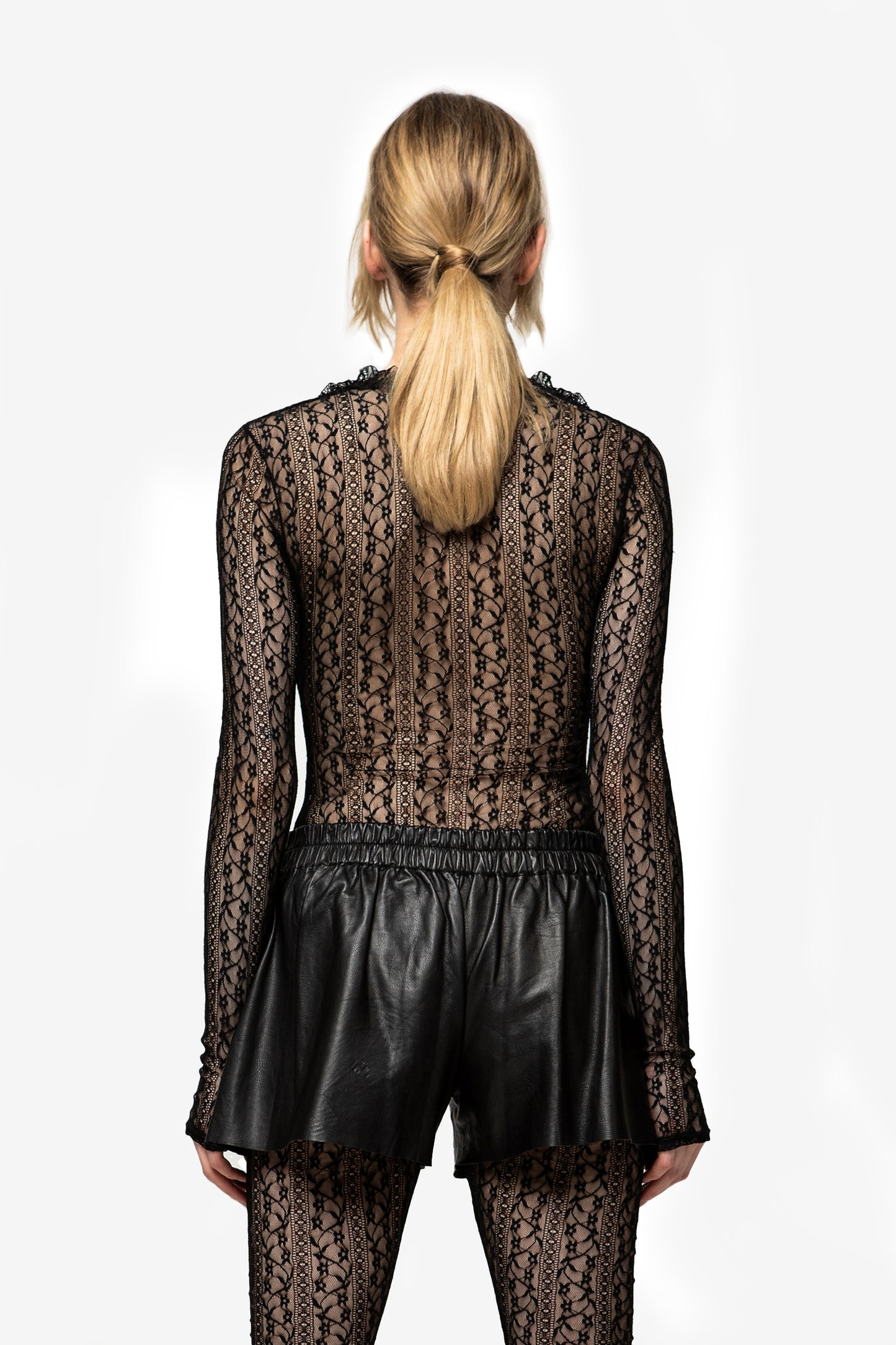 FUTURA - Undress lace T-shirt
