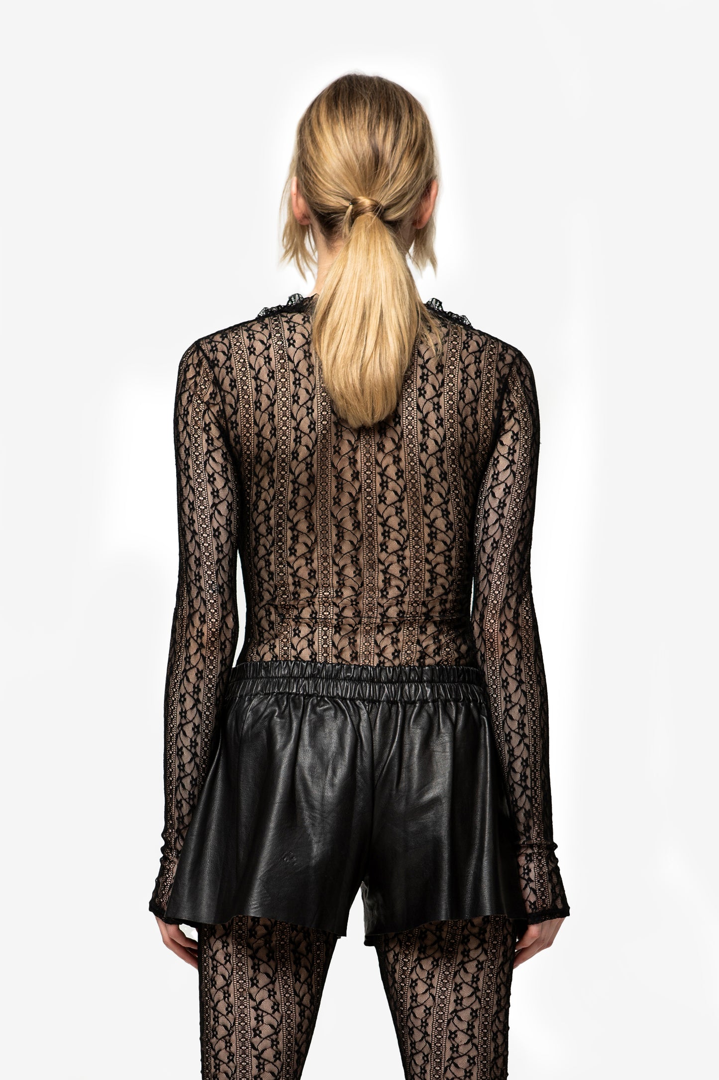 FUTURA - Undress lace T-shirt