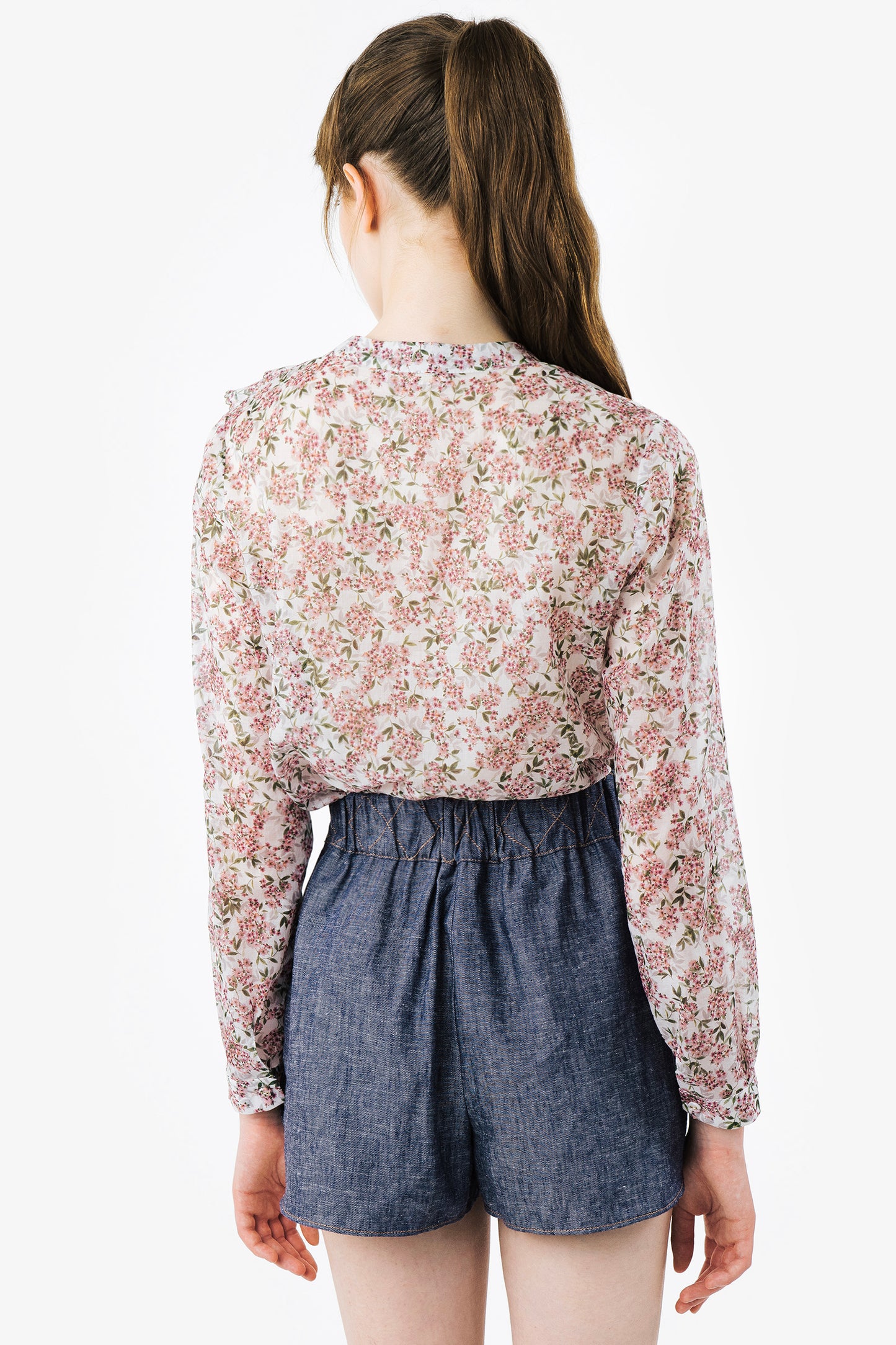 DIAMANTE - Cotton Shirt Jardin