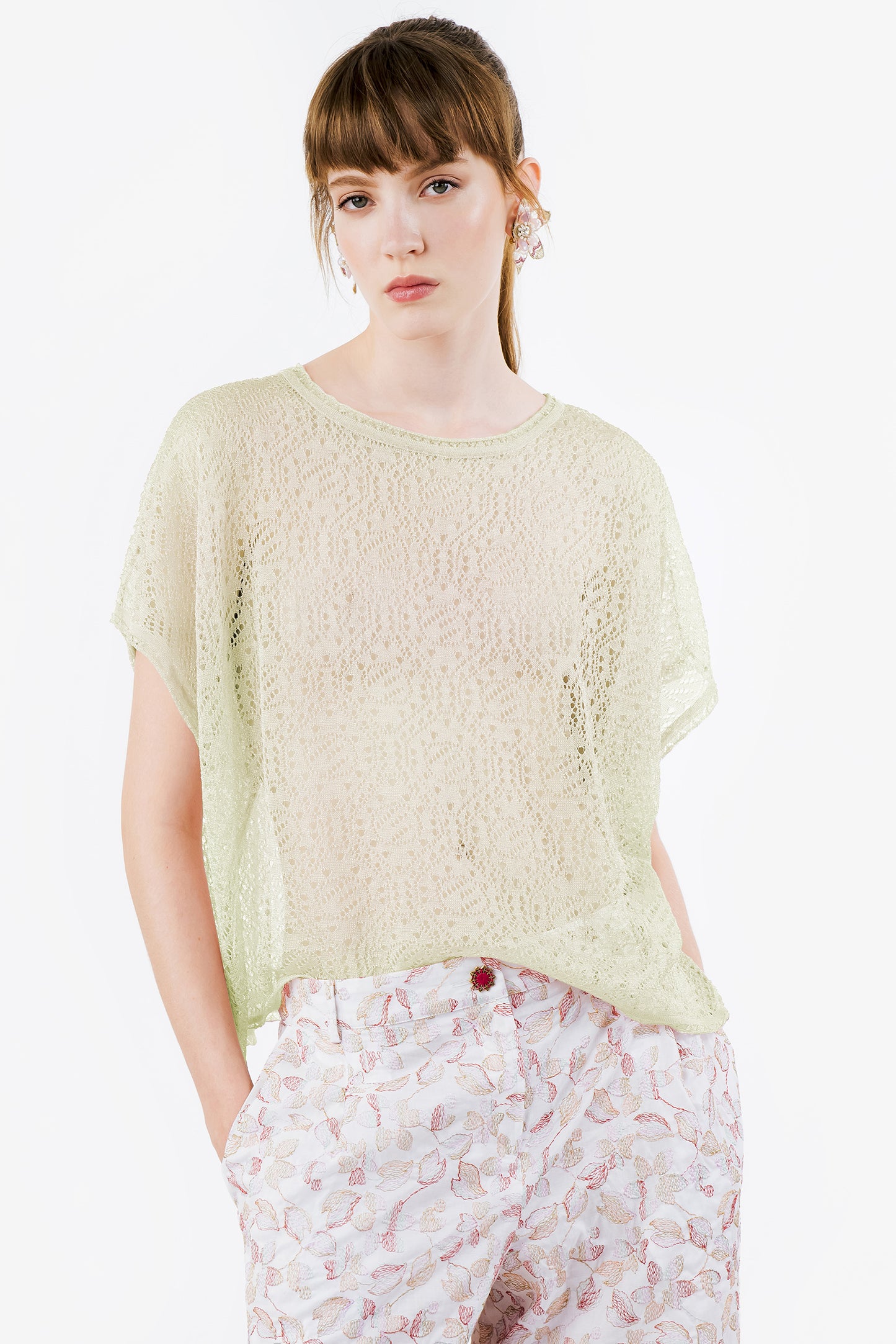 NADIA - Knitted T-shirt Aria