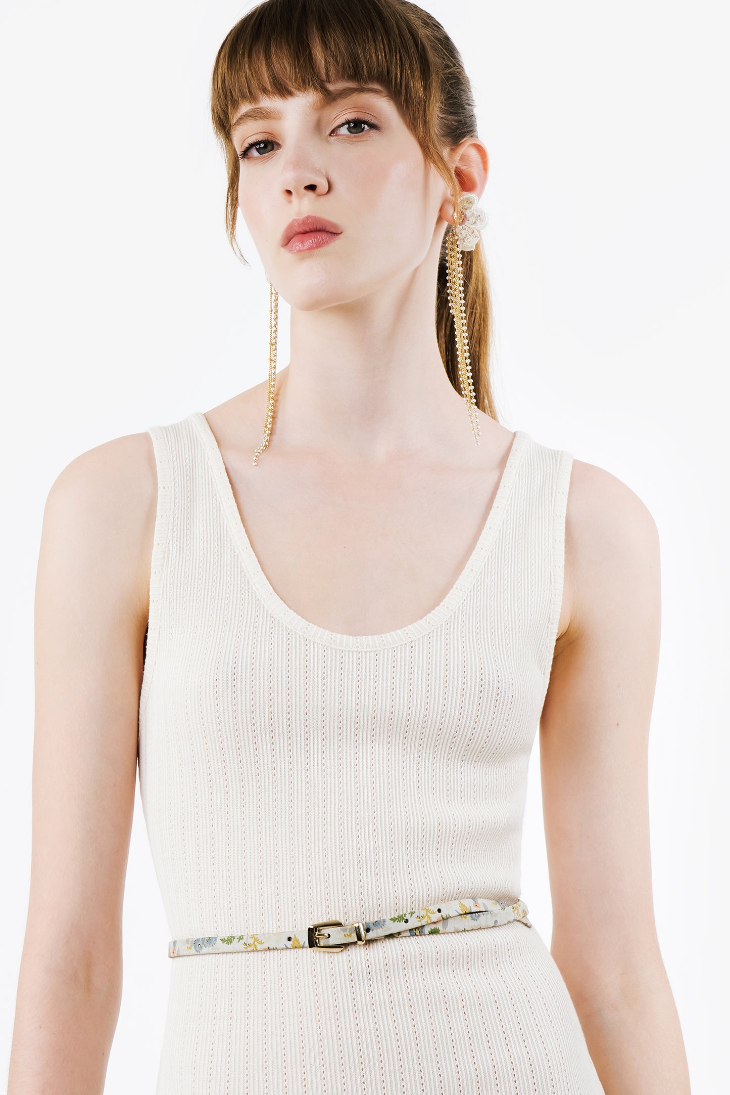 DALILA - Leather Belt Botanik