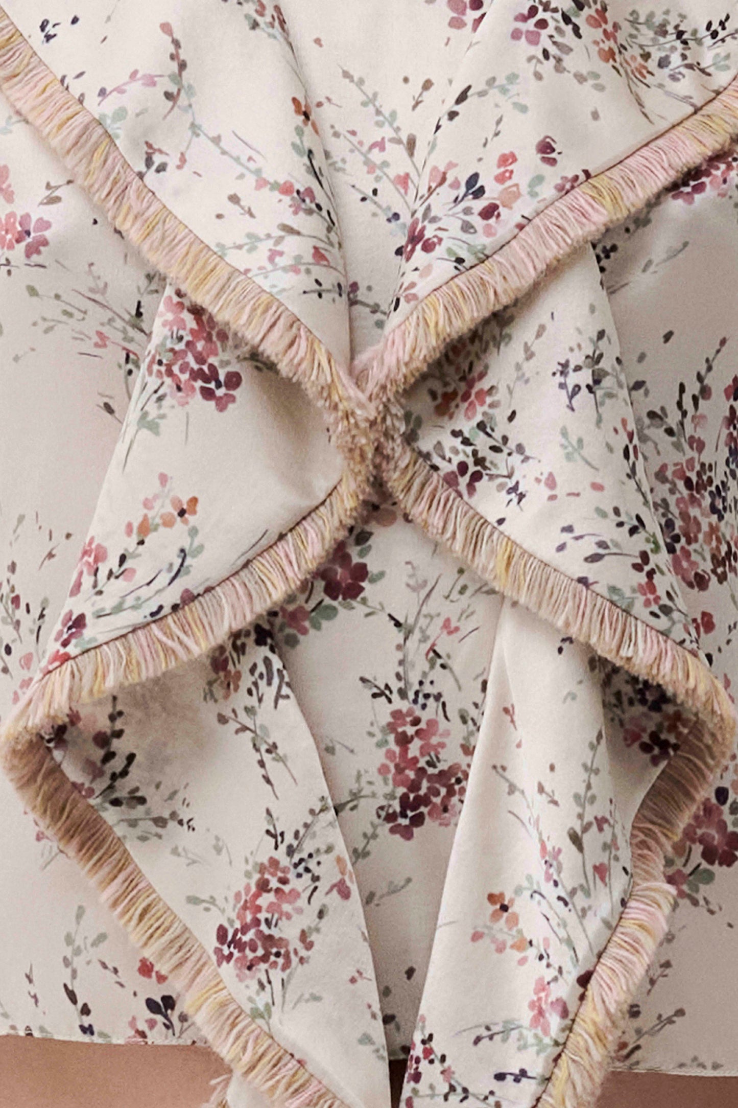 GIADA - Silk crop top Wildflowers