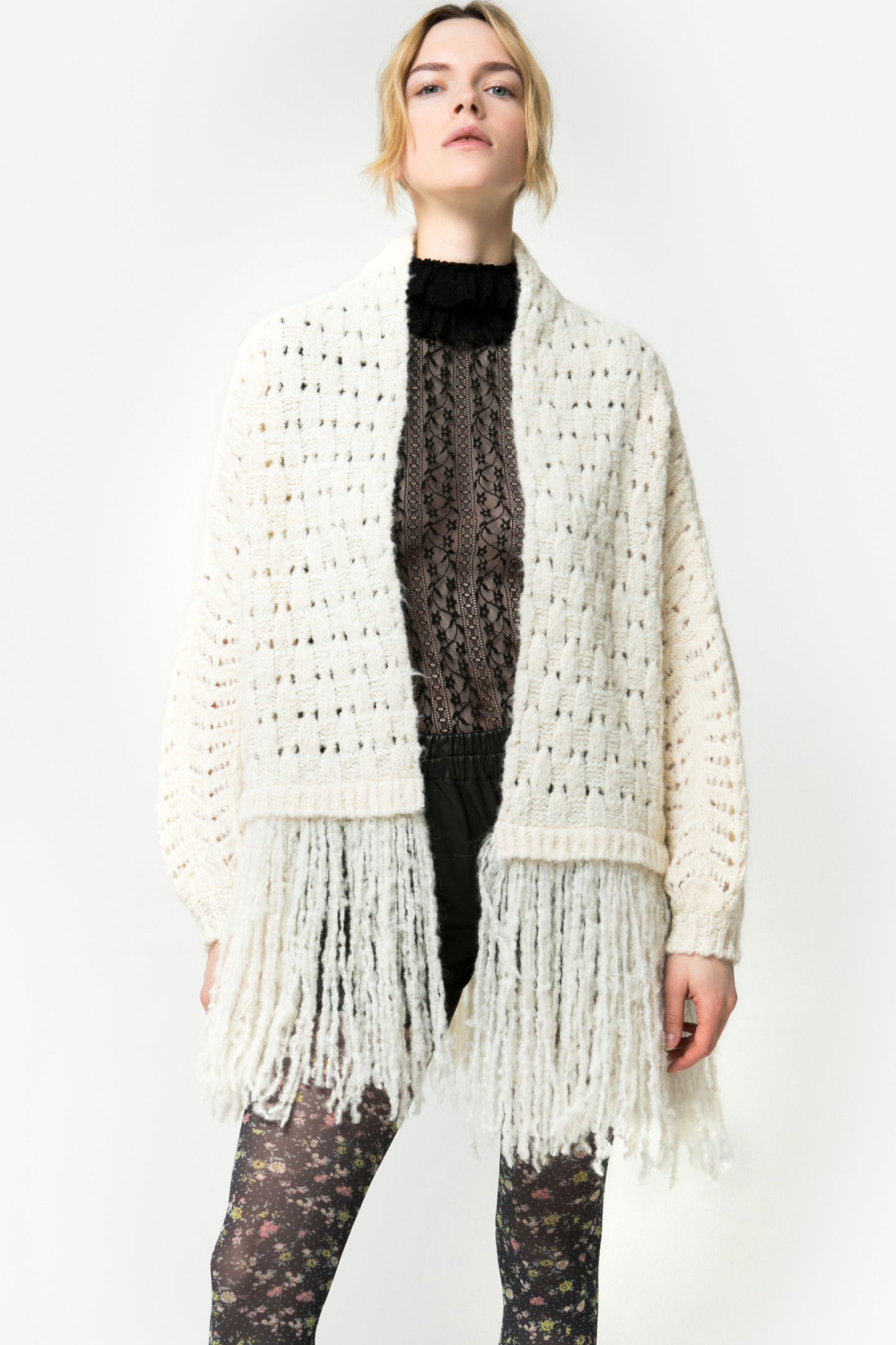 ARNA - Cardigan con frange Thrilling