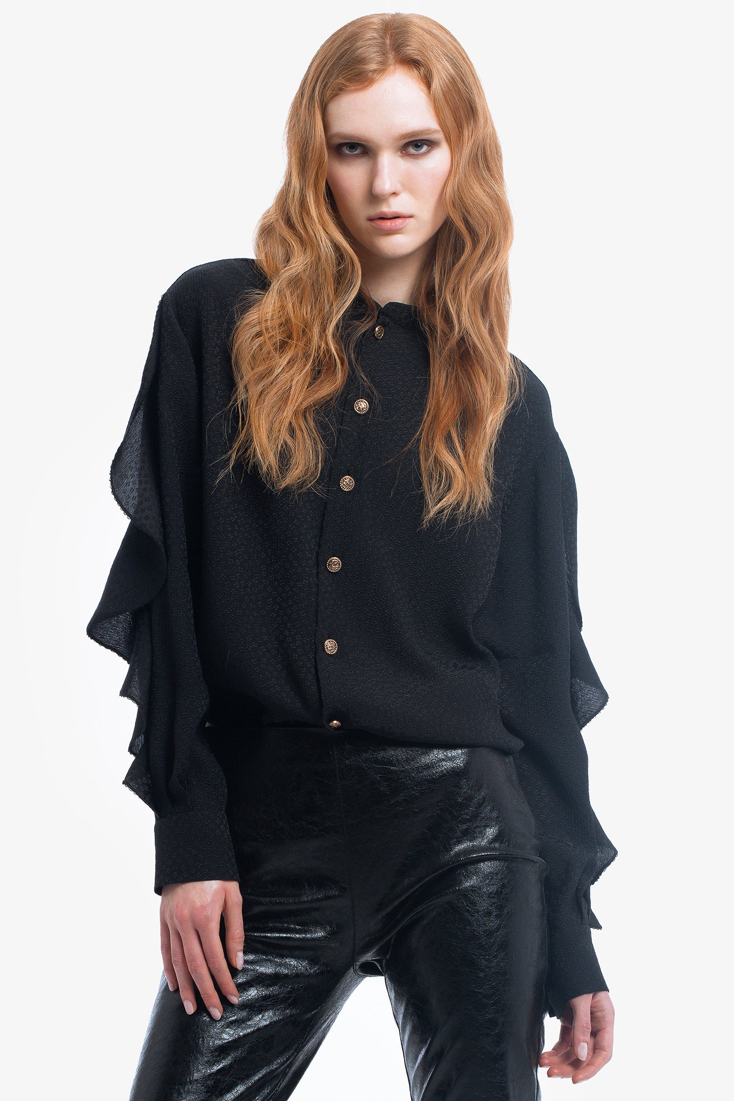 DORA - Creponne shirt Boheme