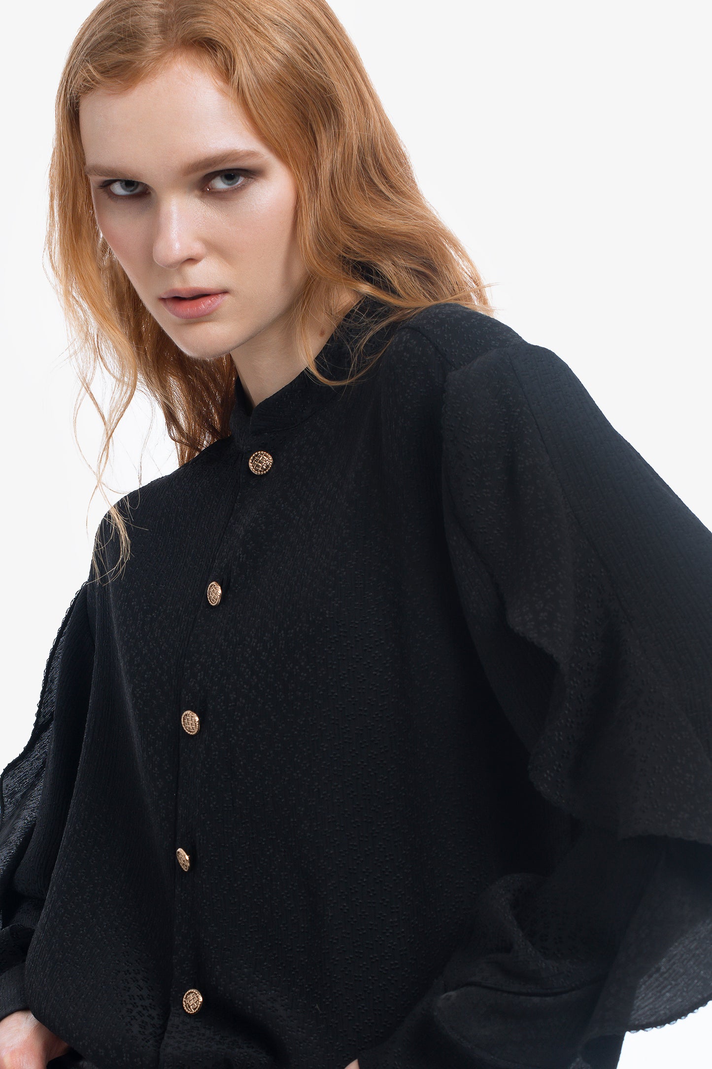 DORA - Creponne shirt Boheme
