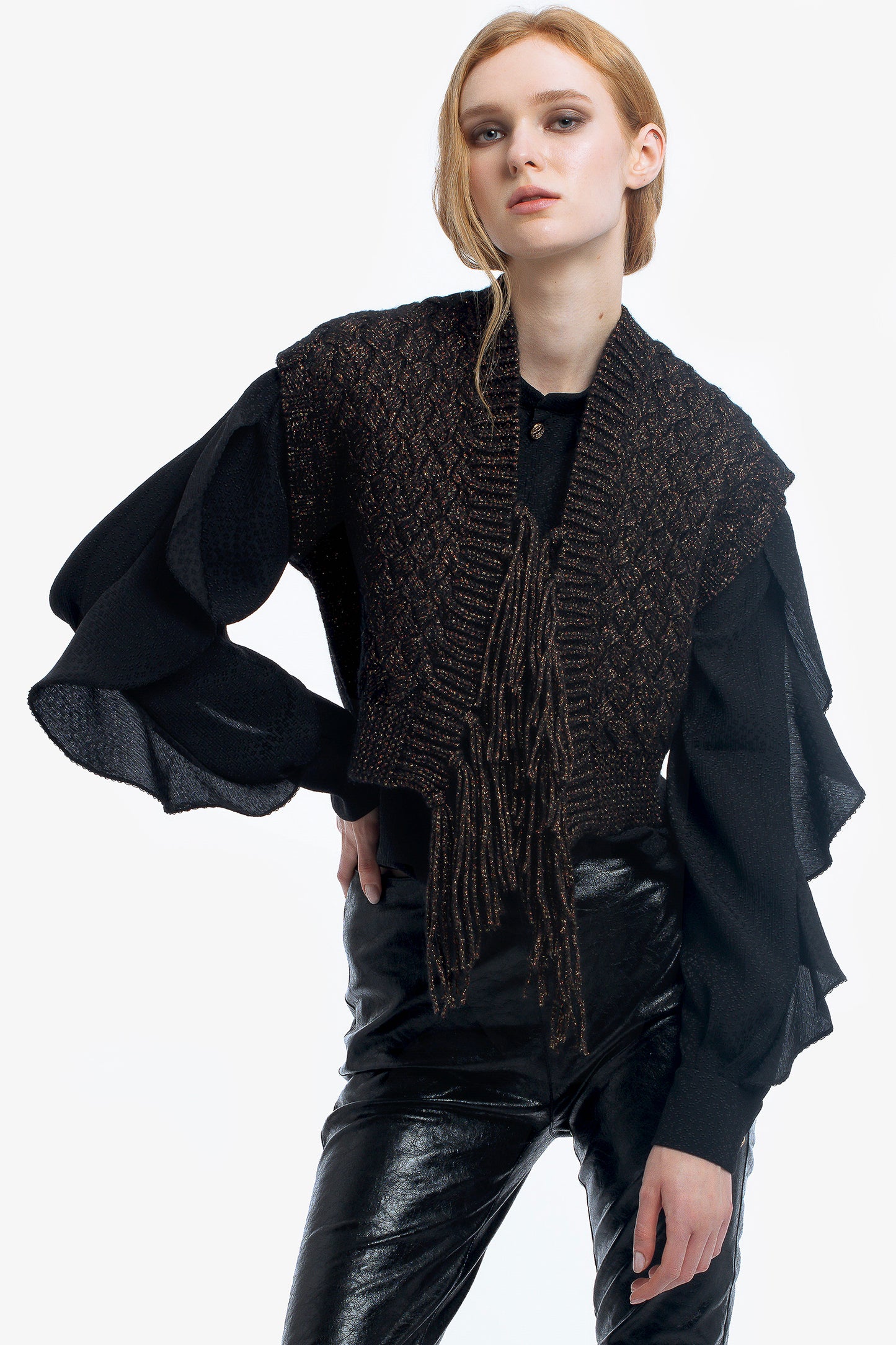 DIANA - Gilet in lana e alpaca Cosmo