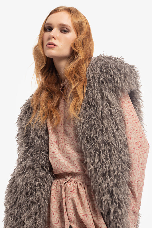 TESSA - Gilet double face Sauvage