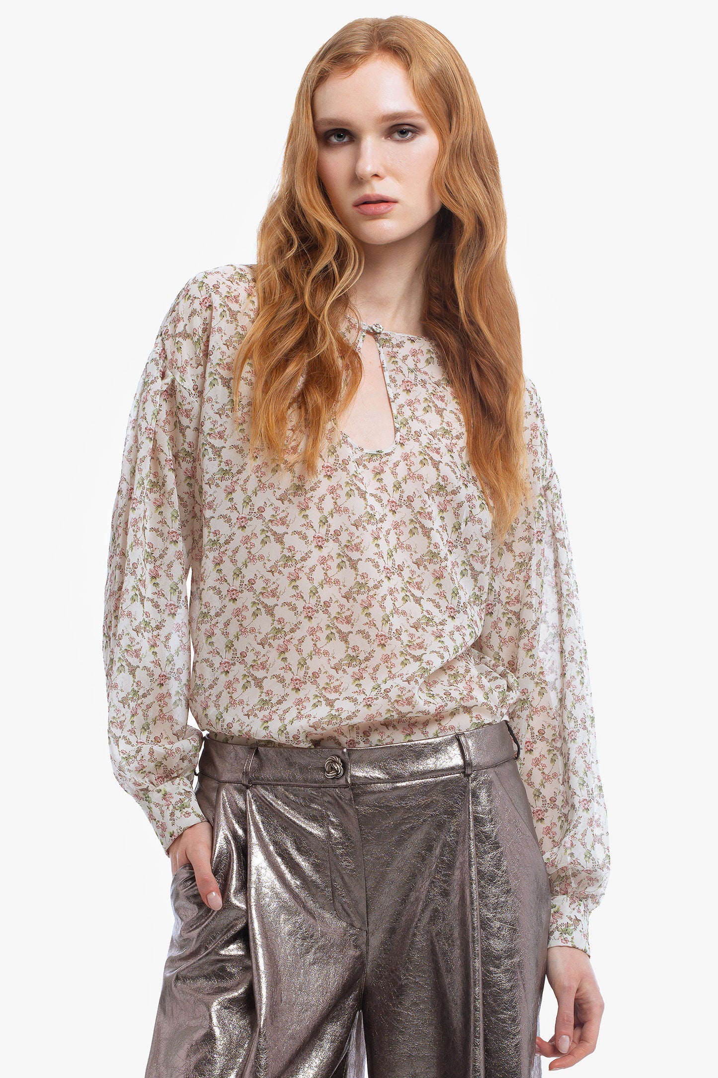 AMELIA - Silk Blouse Ramage