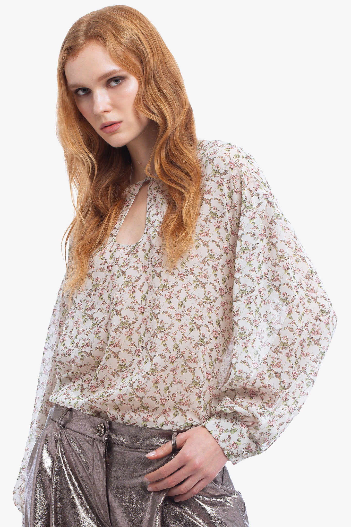 AMELIA - Silk Blouse Ramage