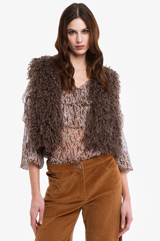 SAVANNAH - Double-faced vest Sauvage