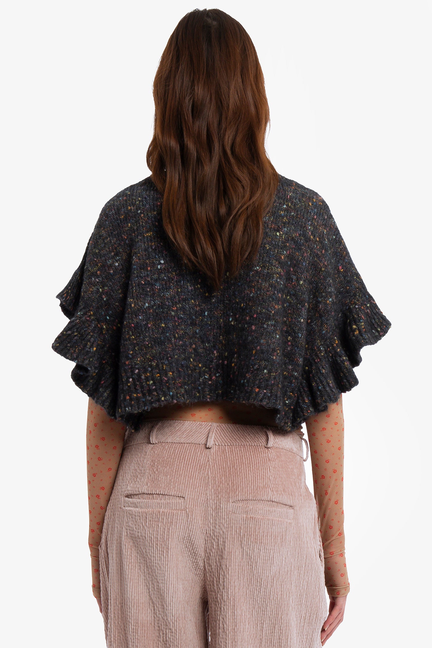 FRANCESCA - Cropped vest in baby alpaca Saint Moritz