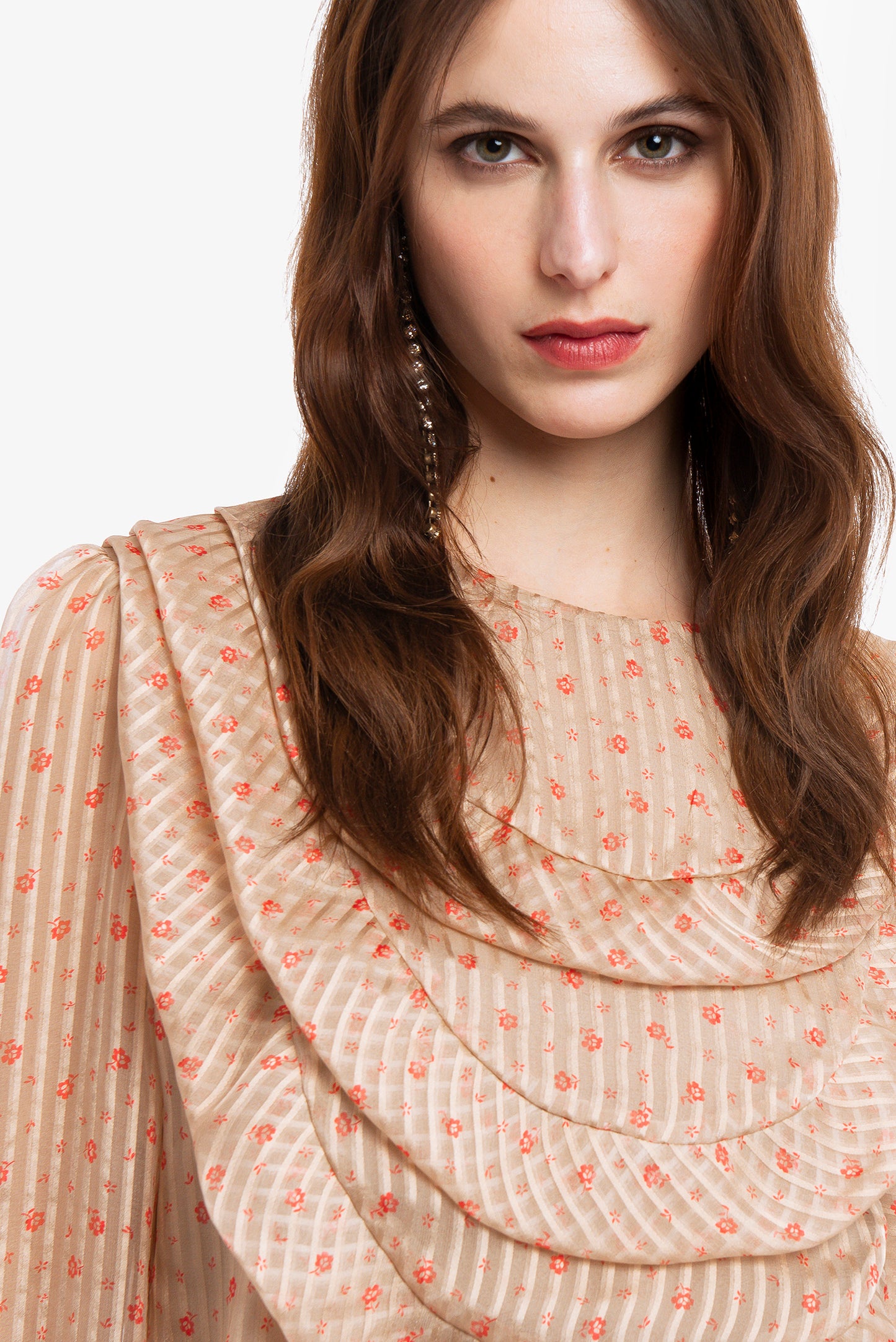 FIAMMETTA - Blusa in seta Decò