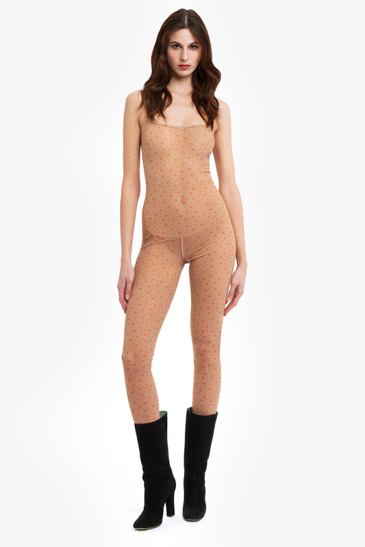 LULLI - Sleeveless tulle jumpsuit Decò