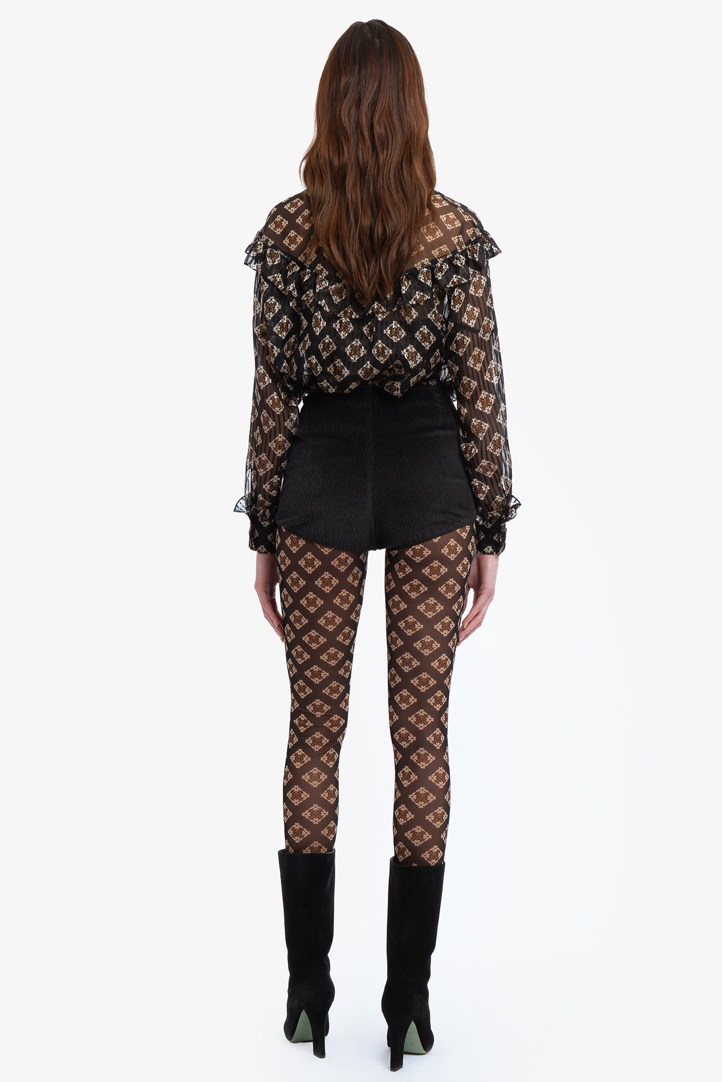 DIONNE - Silk and tulle blouse Decò