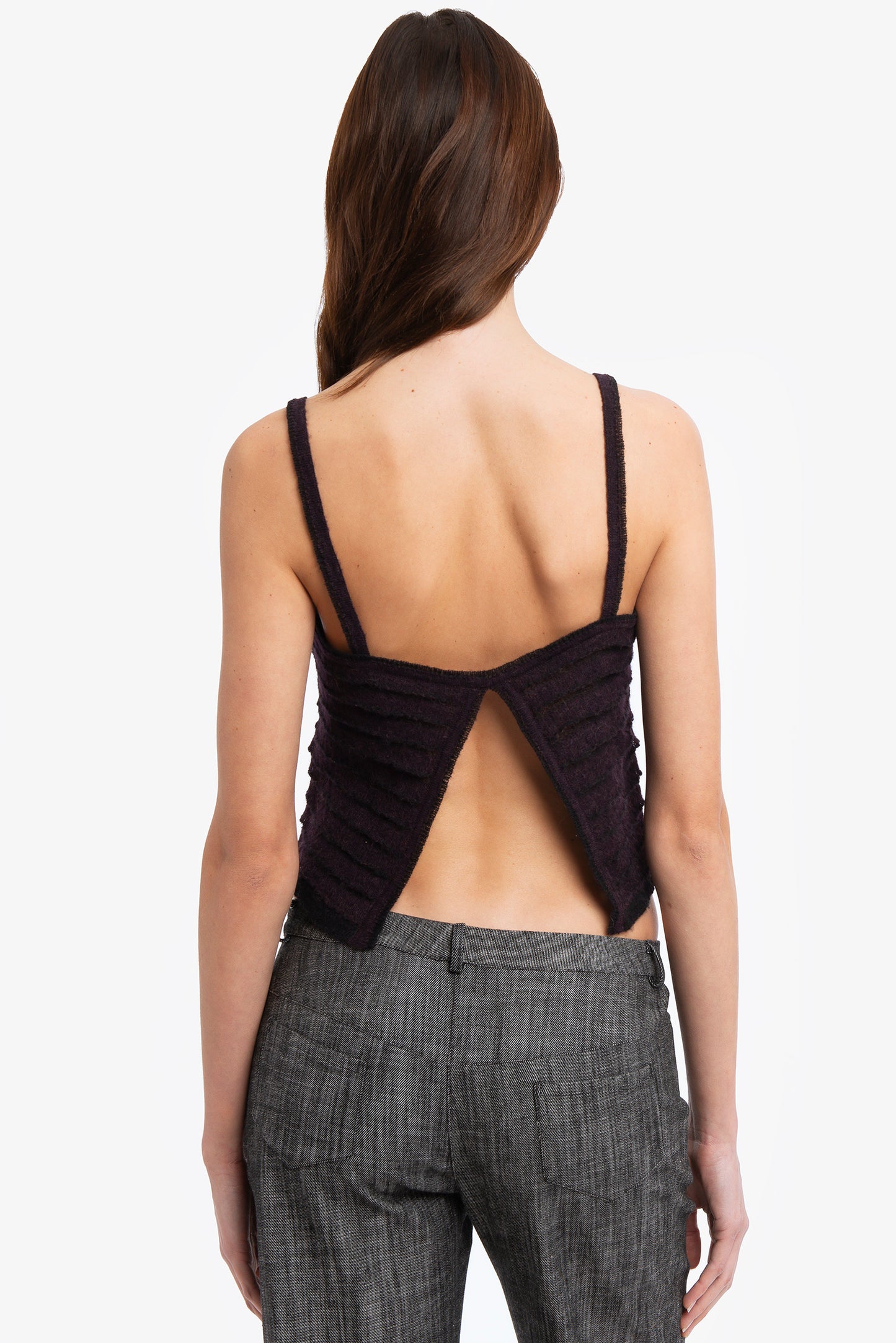 CLARA - Top in baby alpaca Dunes