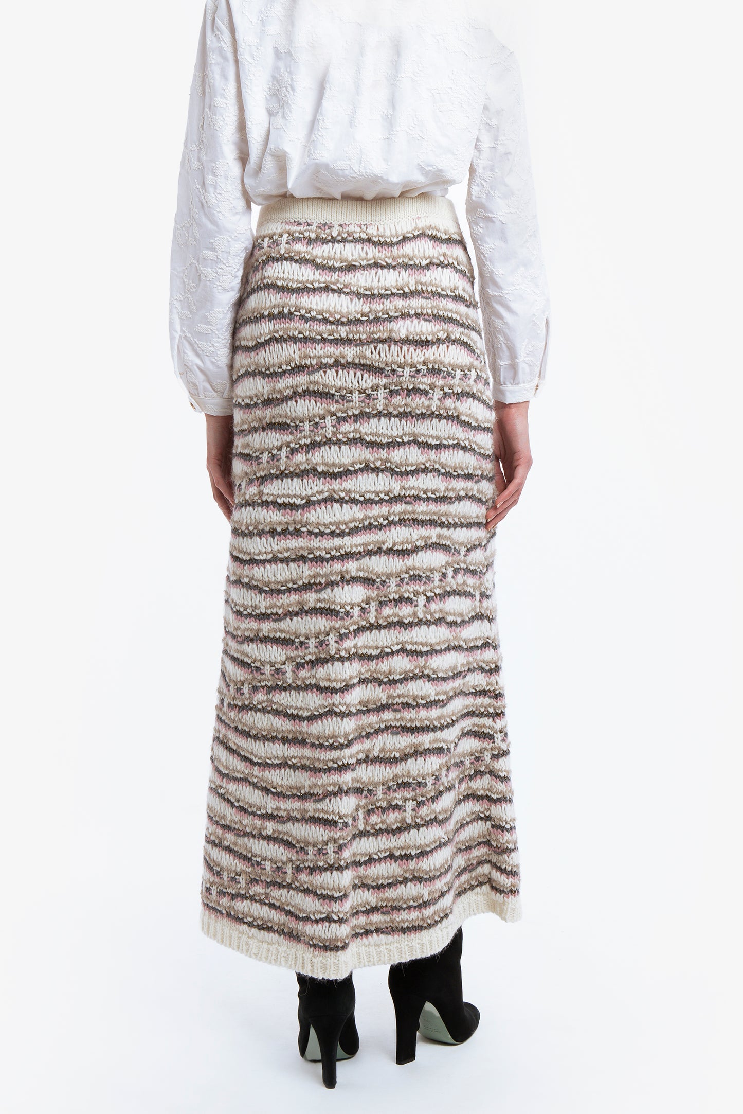 CANDICE - Gonna lunga in lana e alpaca Moon