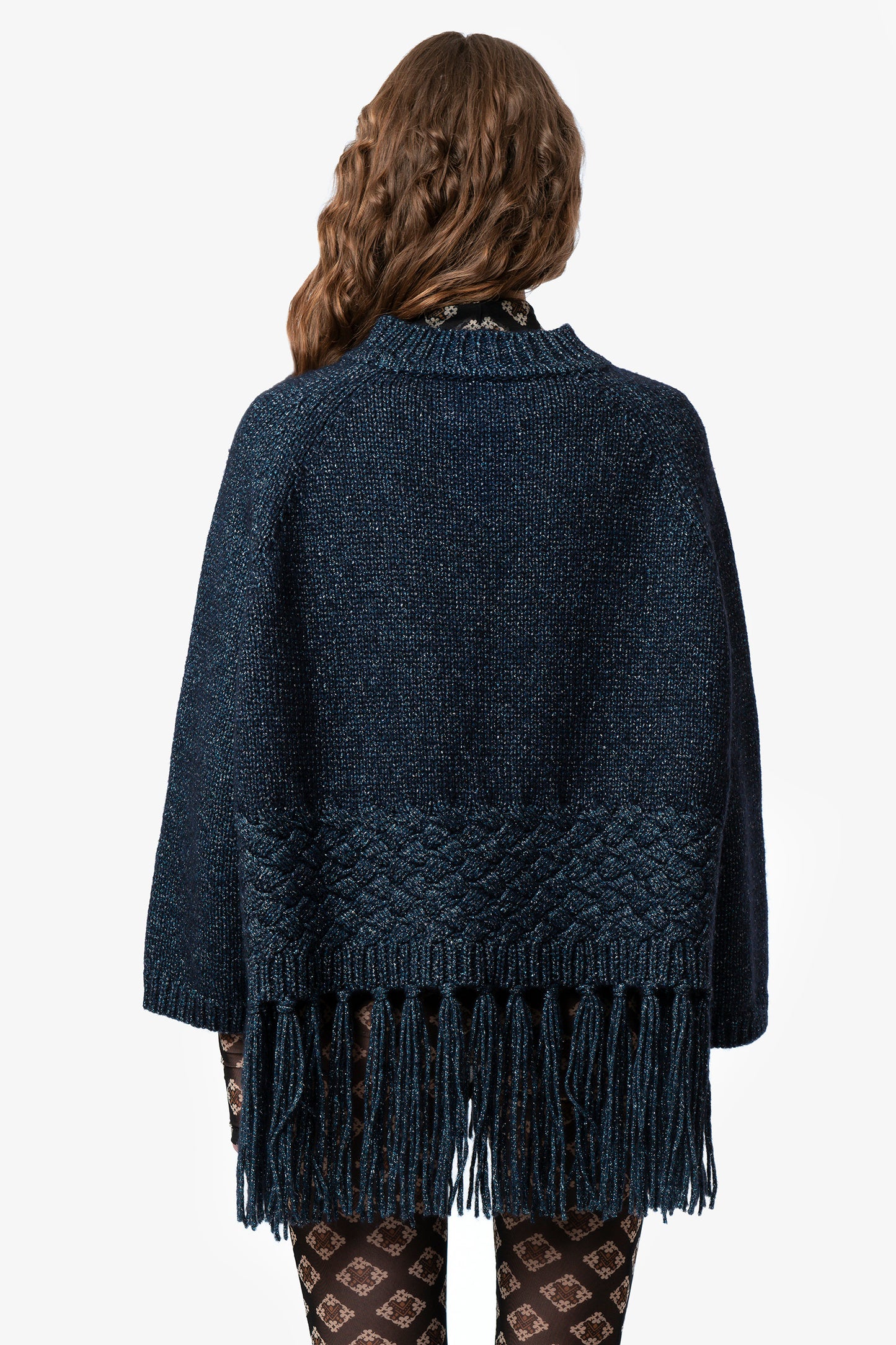 FELIPA - Poncho in lana e alpaca Cosmo