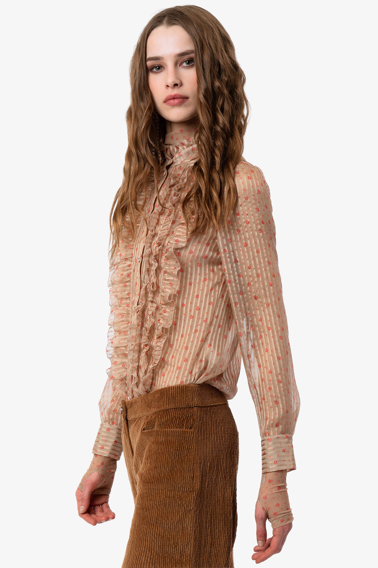 HOLLY - Silk Shirt Decò
