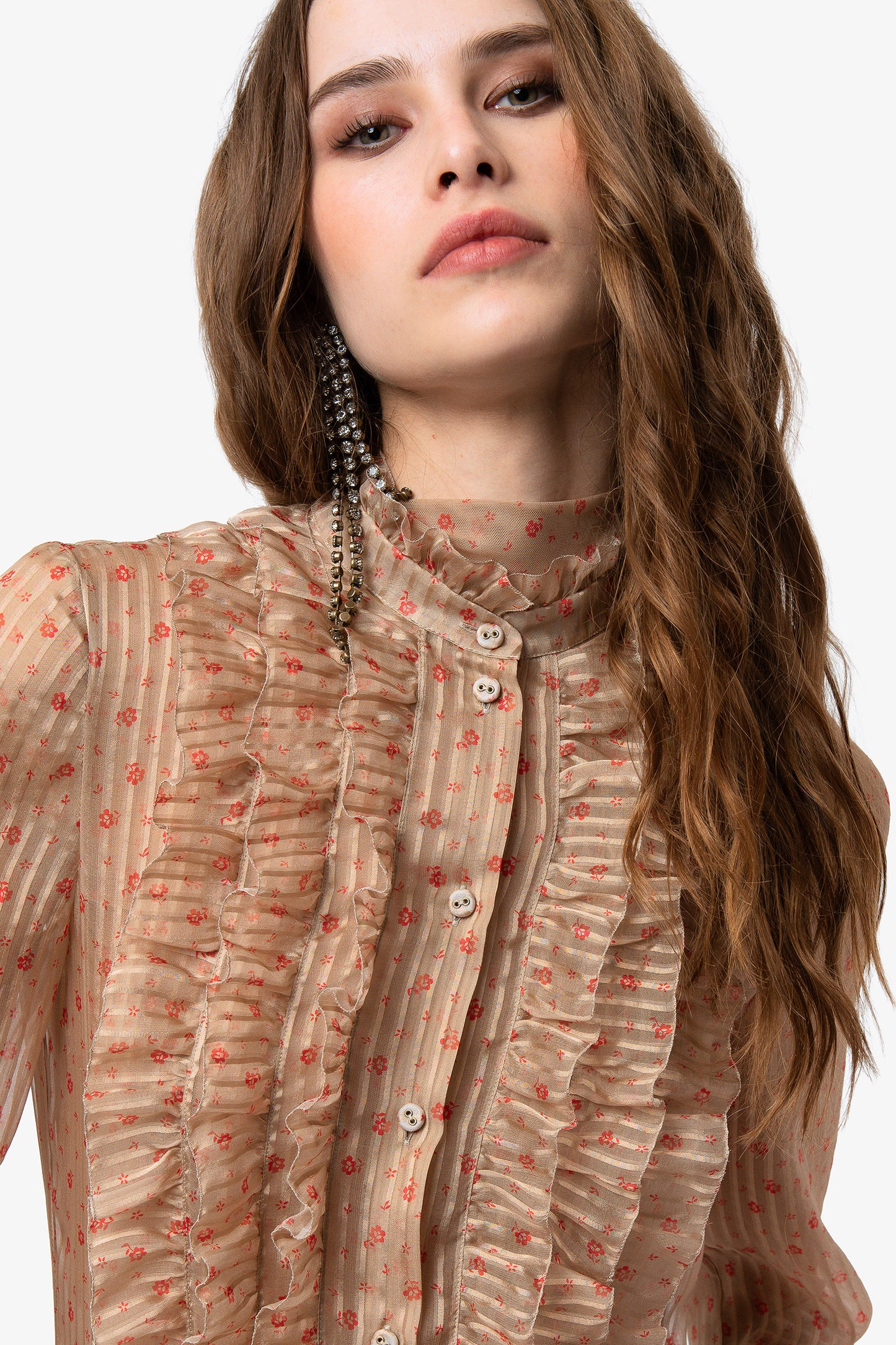 HOLLY - Silk Shirt Decò