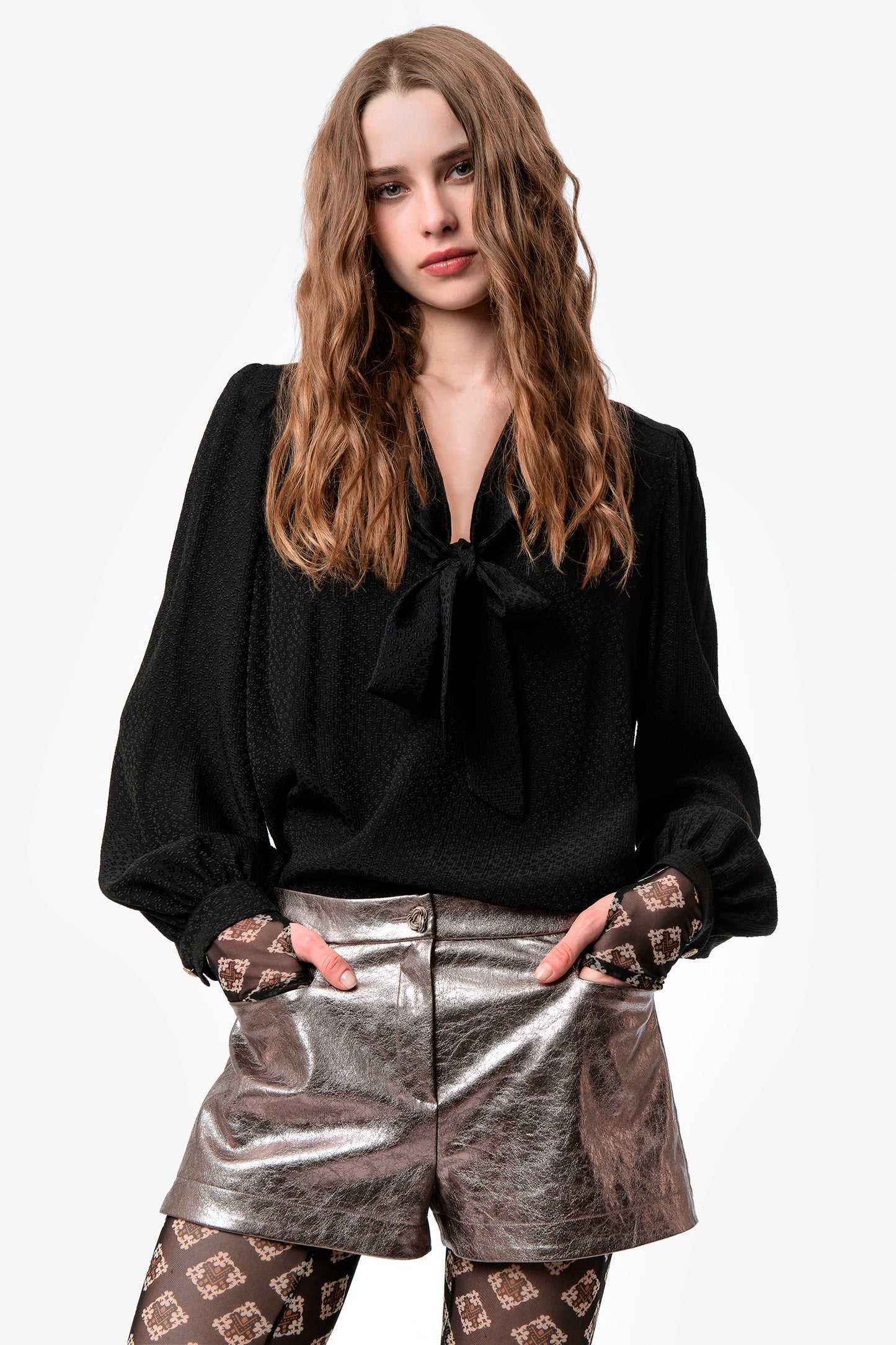 ESTER - Crepon blouse Boheme