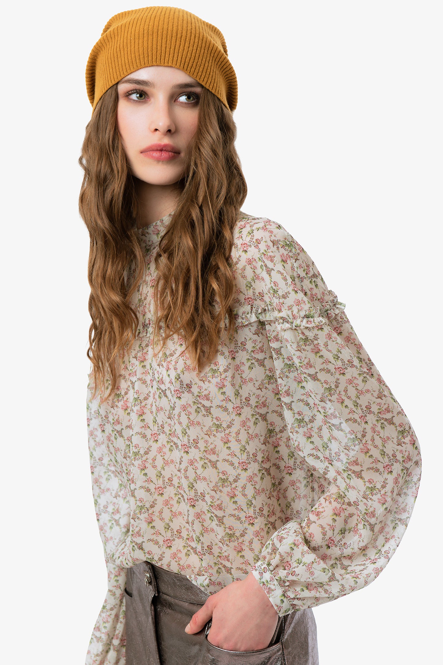 CAMILLE - Blusa in seta Botanik