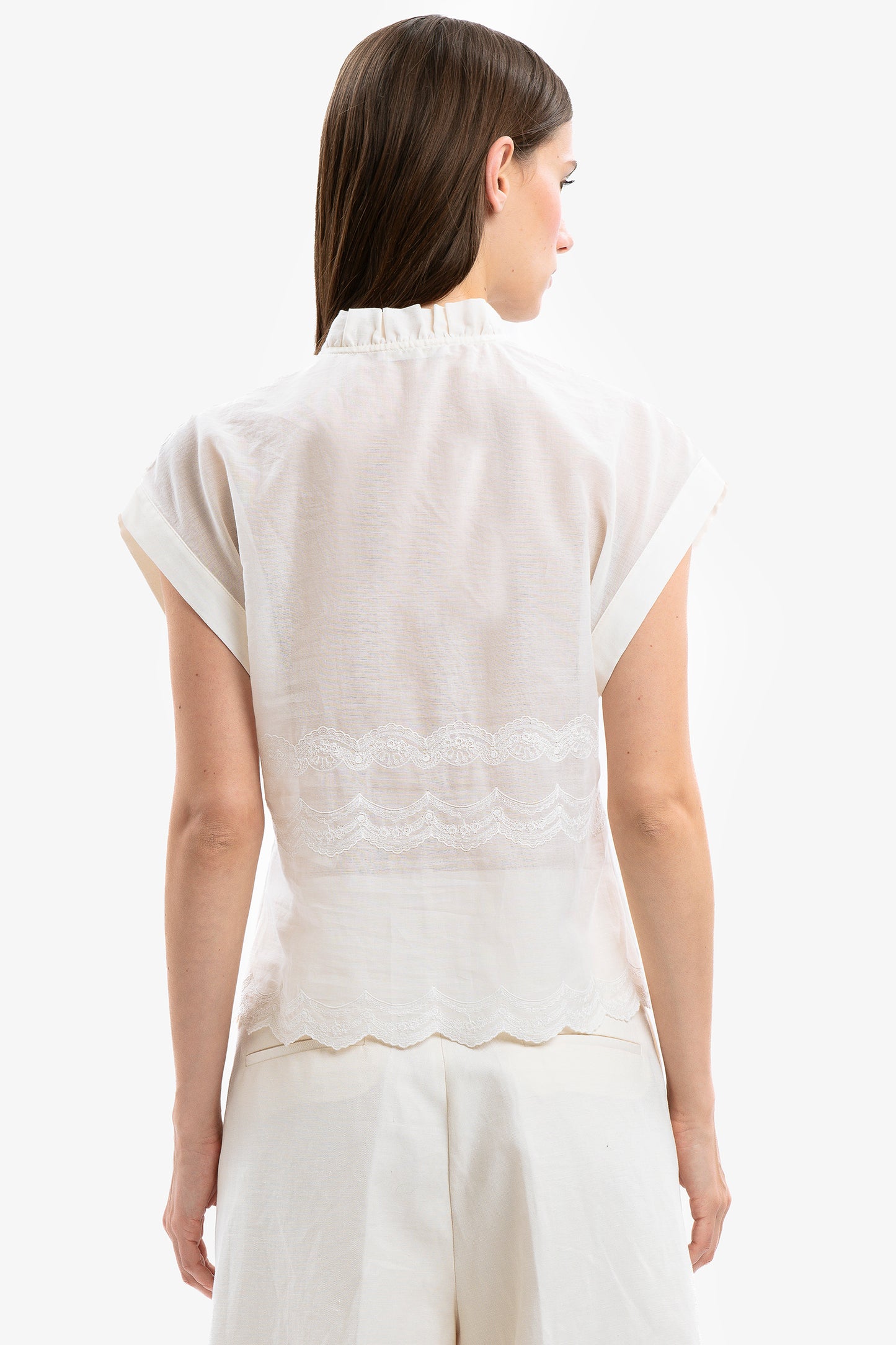 CHIARA - Blusa in cotone Madame