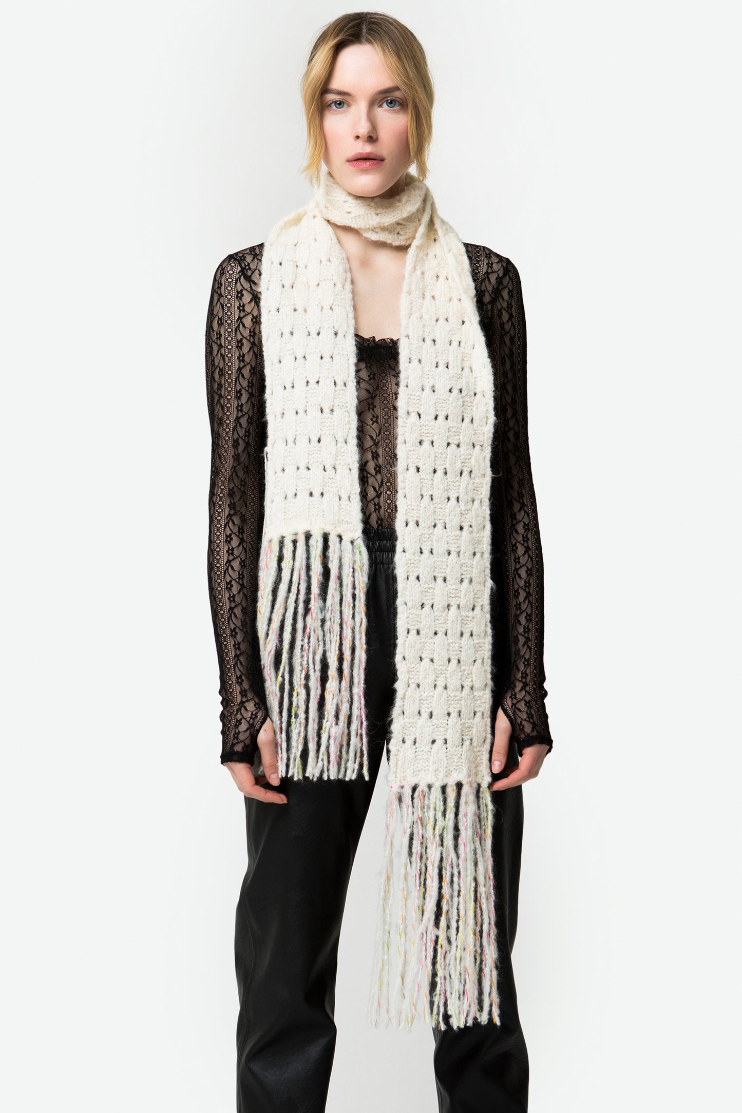 LUCILLE - Sciarpa con frange Thrilling